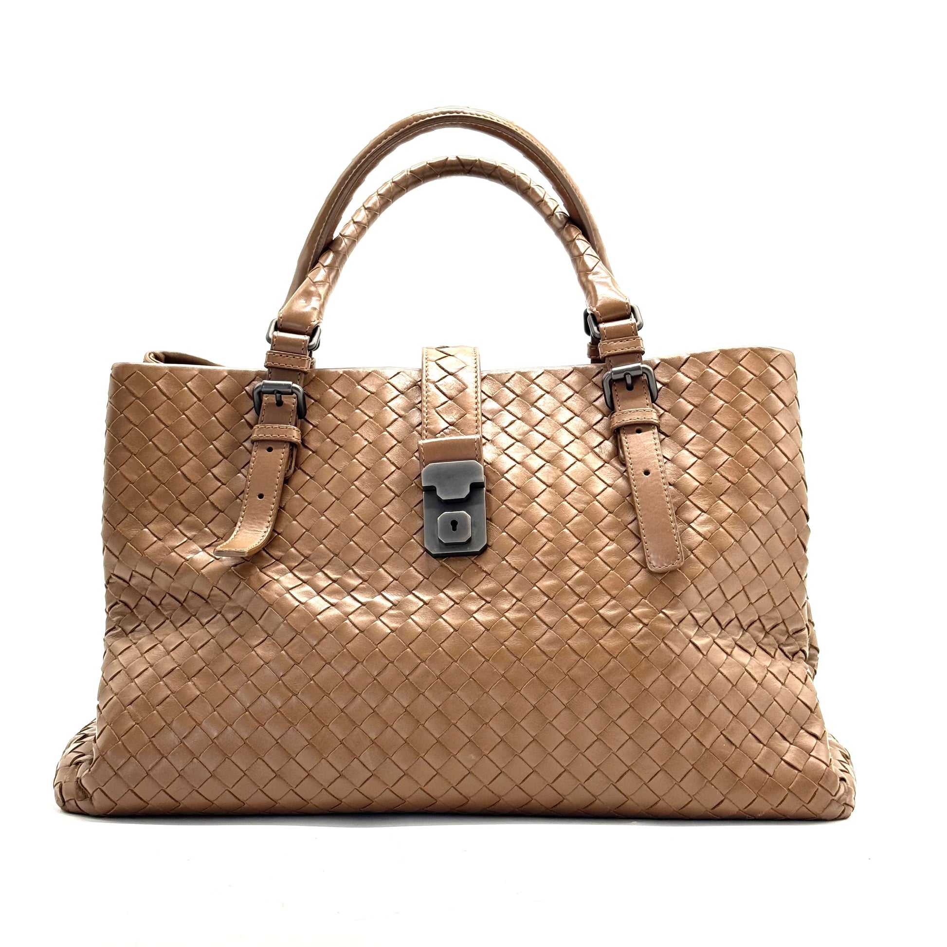 Roma Handbag Intrecciato Nappa Medium