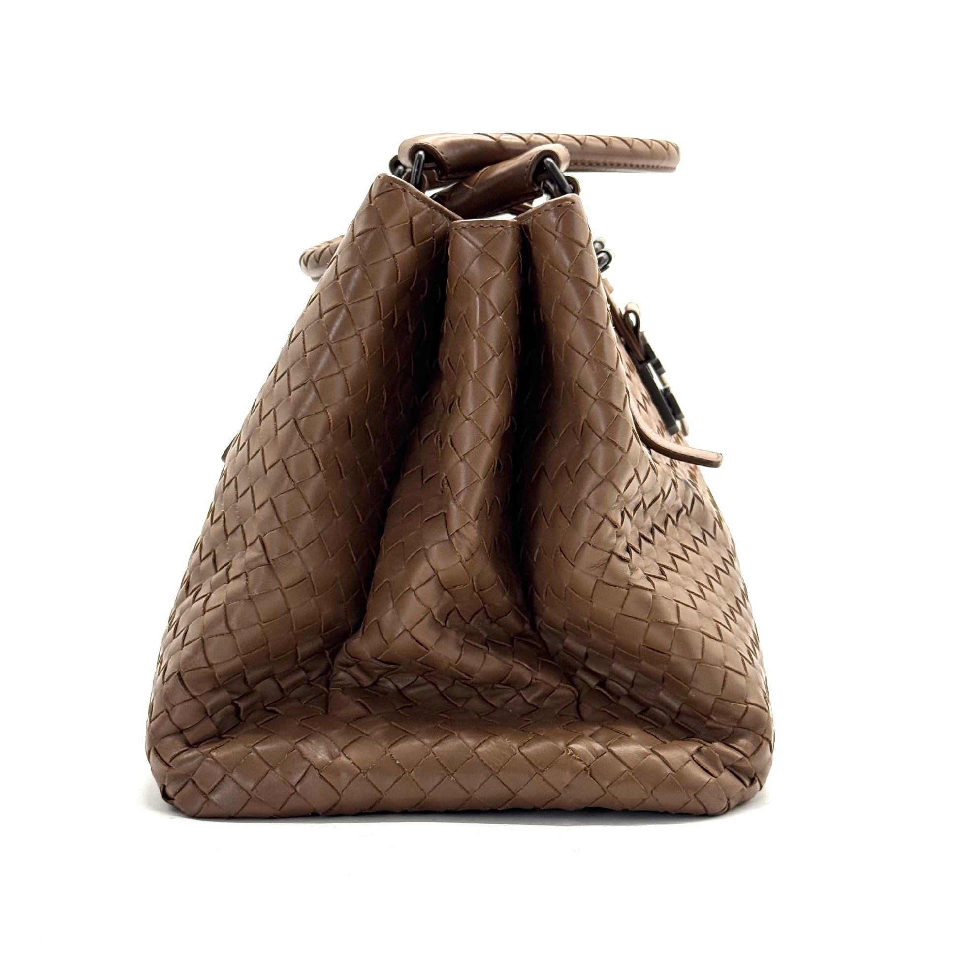 Roma Handbag Intrecciato Nappa Medium