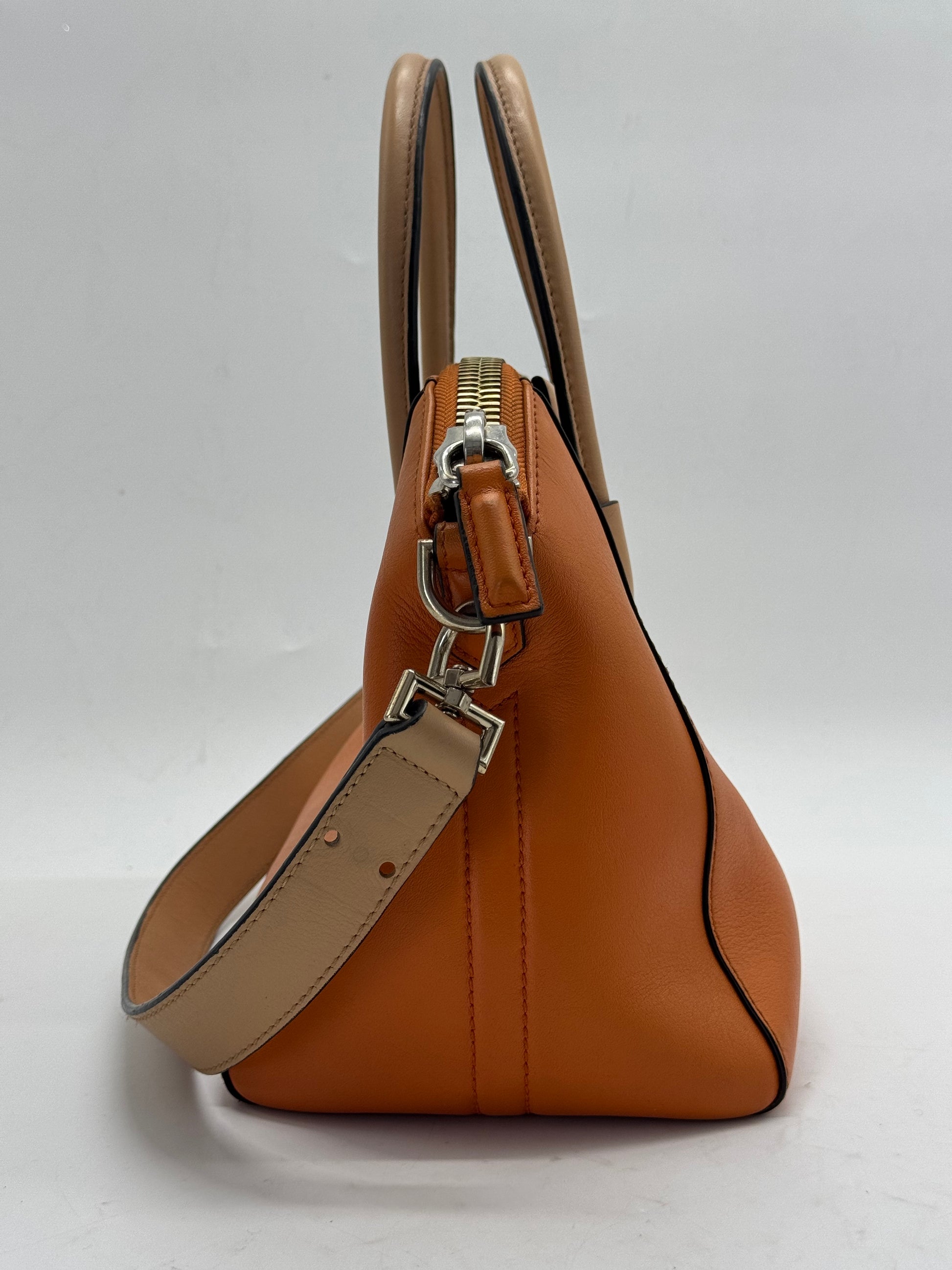 Sugar Goatskin Mini Antigona Orange