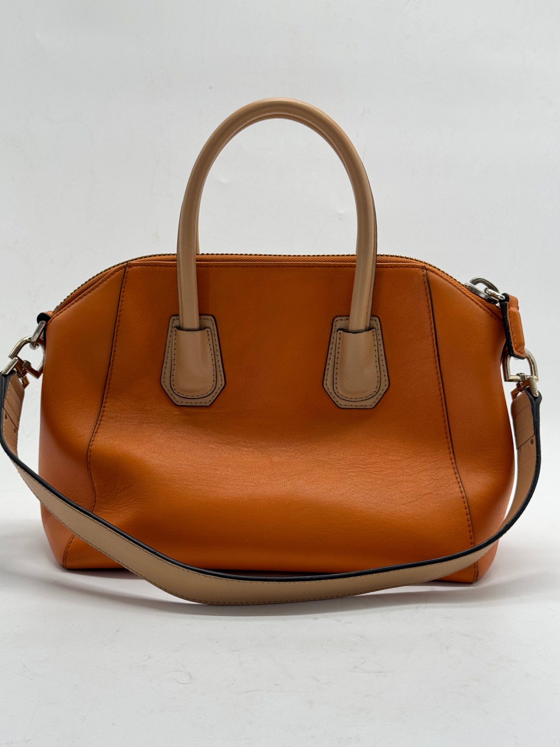 Sugar Goatskin Mini Antigona Orange