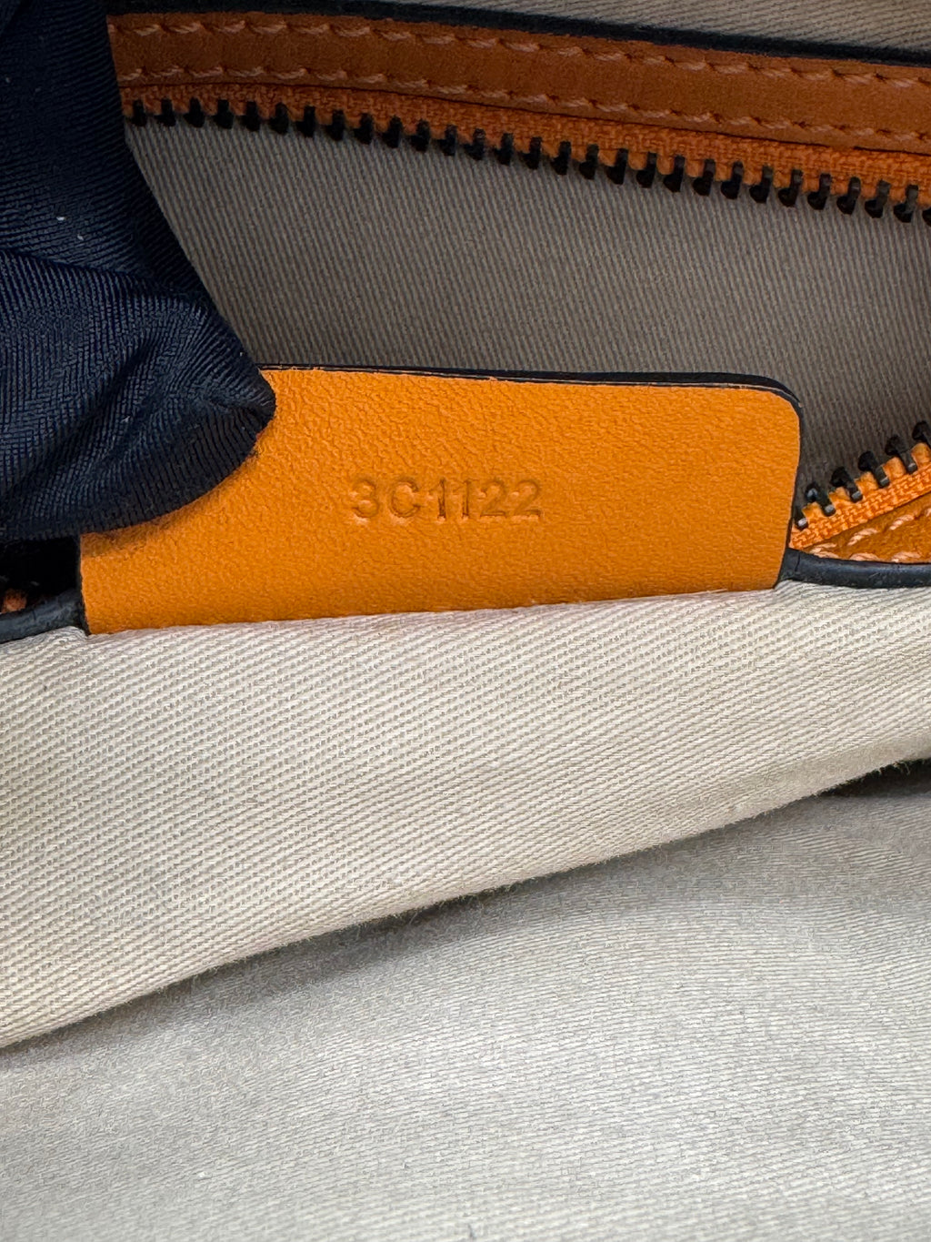 Sugar Goatskin Mini Antigona Orange