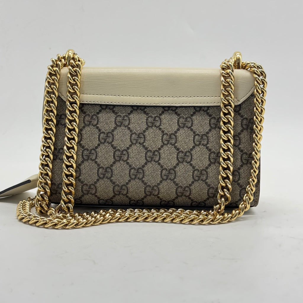 GG Supreme Pearl Embellished Padlock Bag