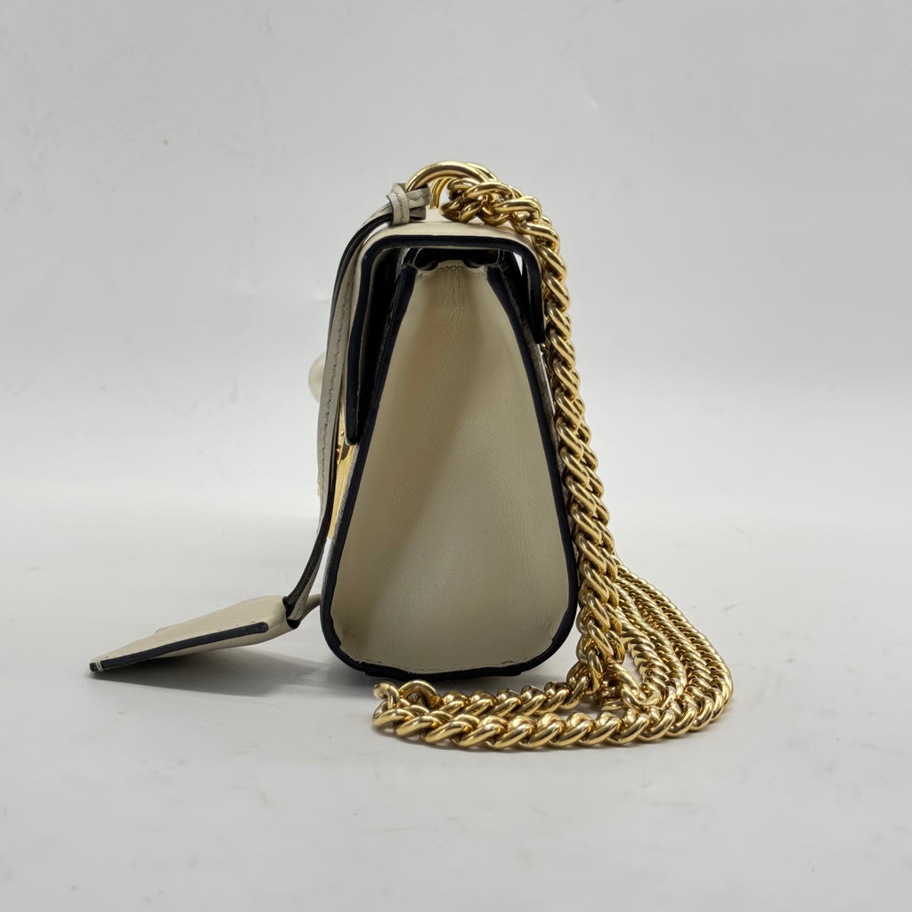 GG Supreme Pearl Embellished Padlock Bag