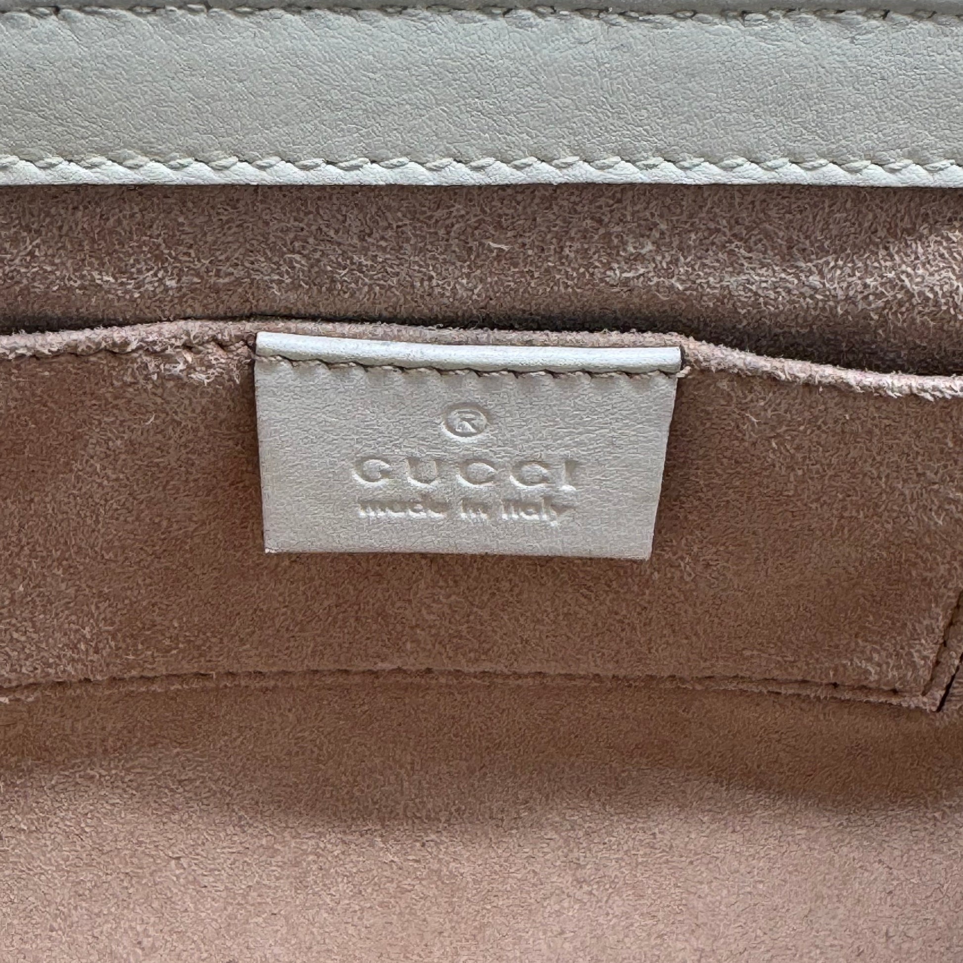 GG Supreme Pearl Embellished Padlock Bag