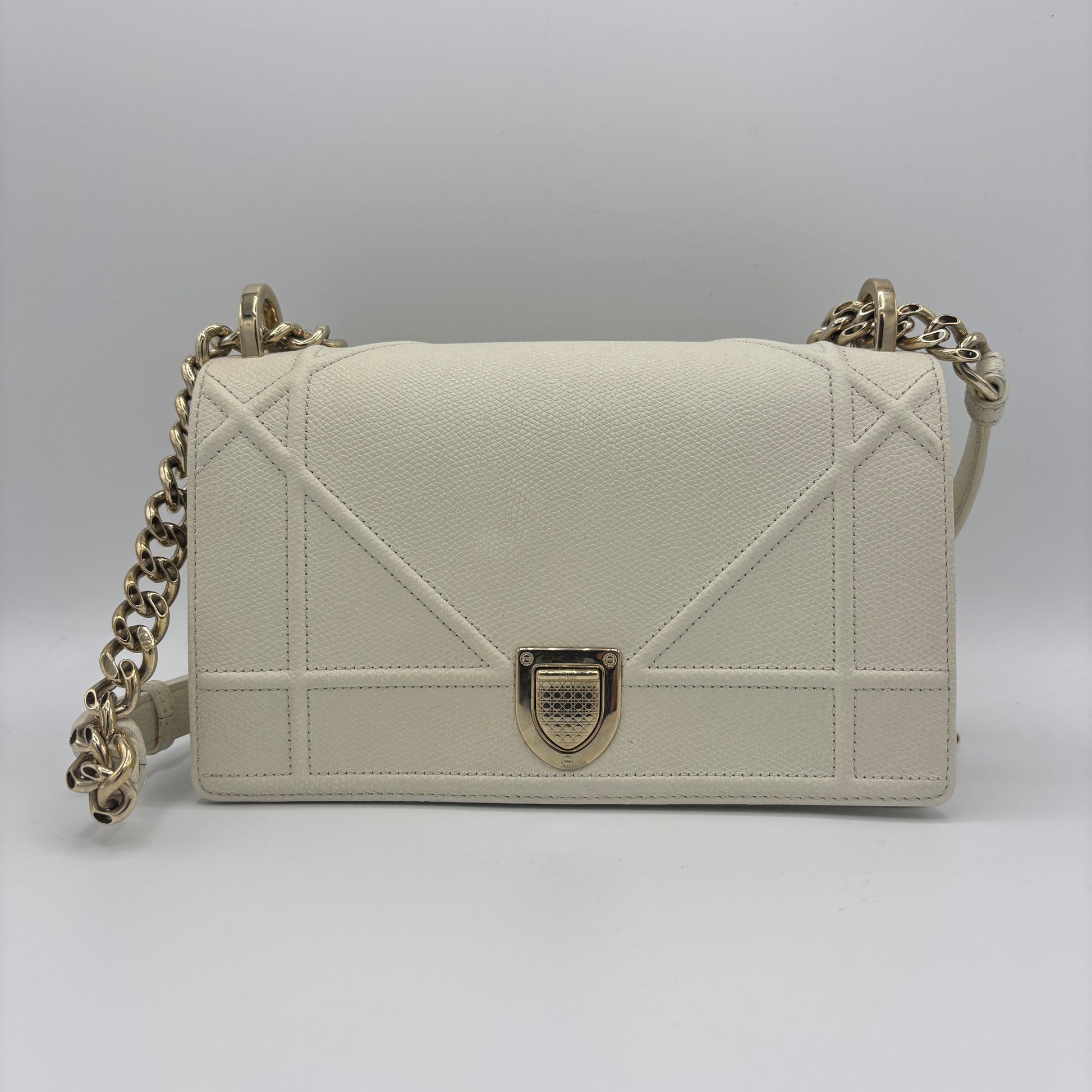 Diorama Flap Bag Grained Calfskin Medium