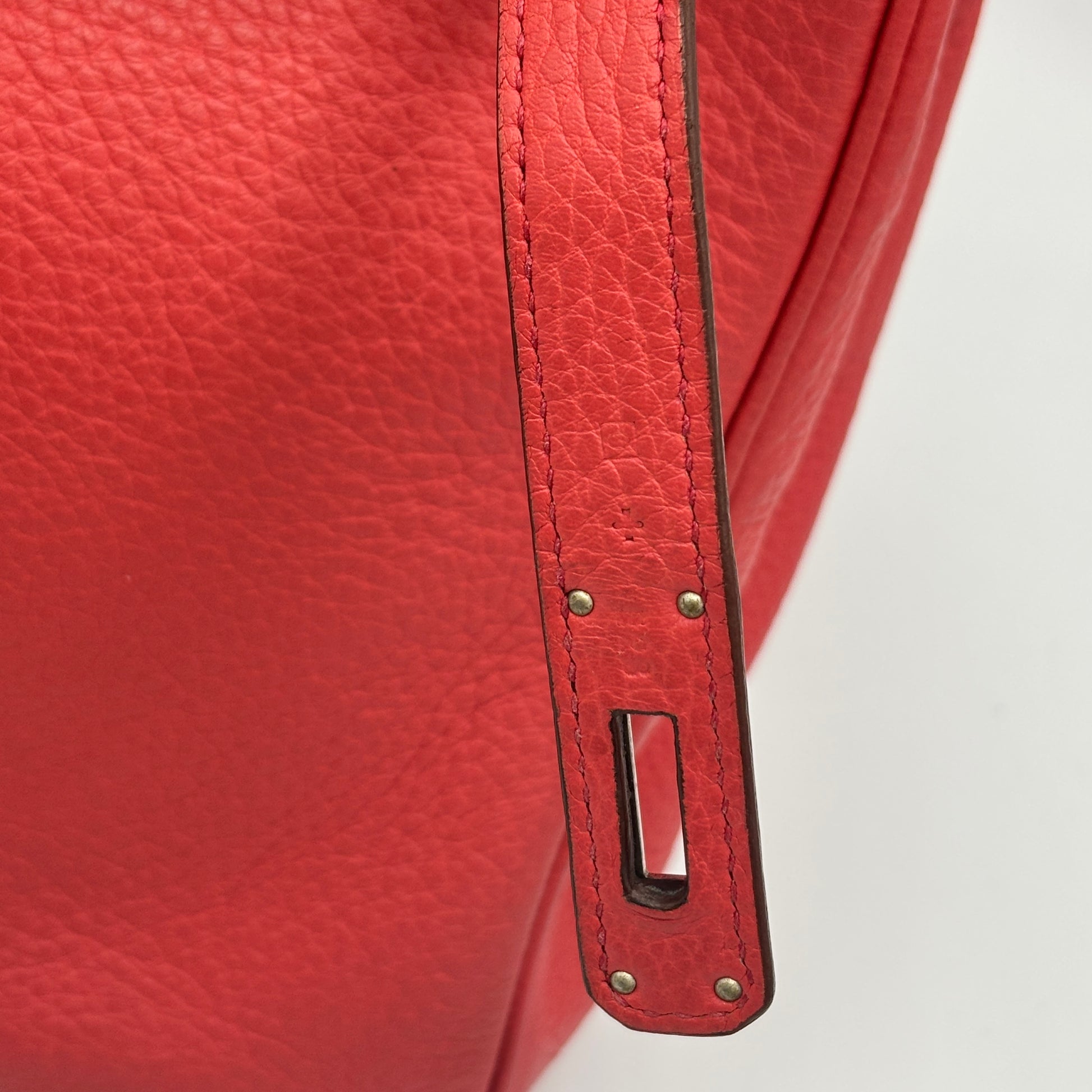 Birkin Handbag Rose Jaipur Togo with Palladium Hardware 35
