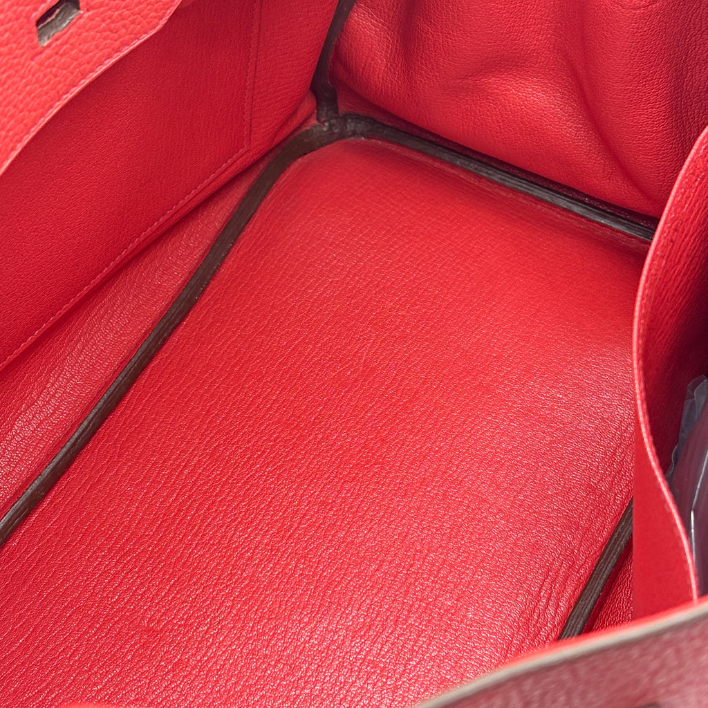 Birkin Handbag Rose Jaipur Togo with Palladium Hardware 35