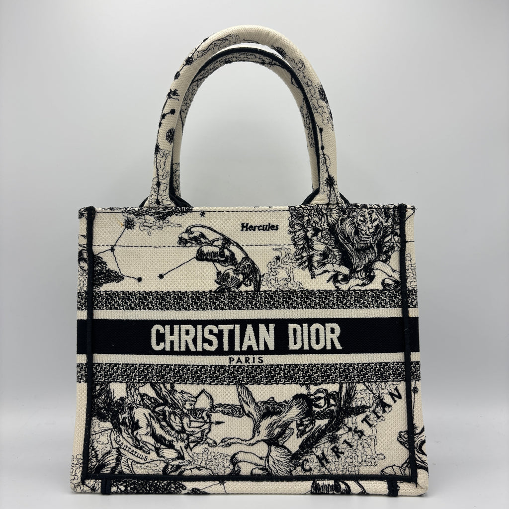 Book Tote Embroidered Canvas Small