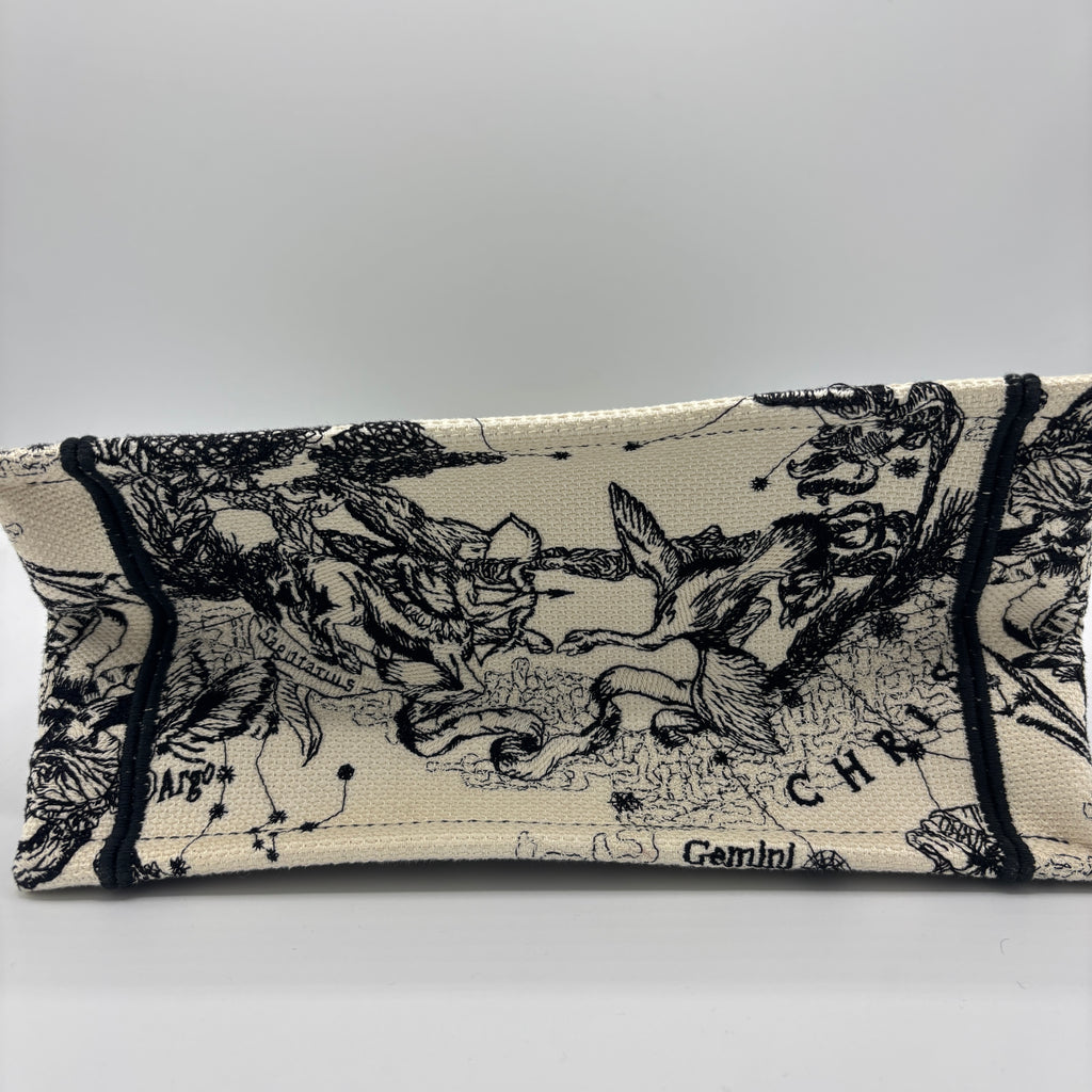 Book Tote Embroidered Canvas Small