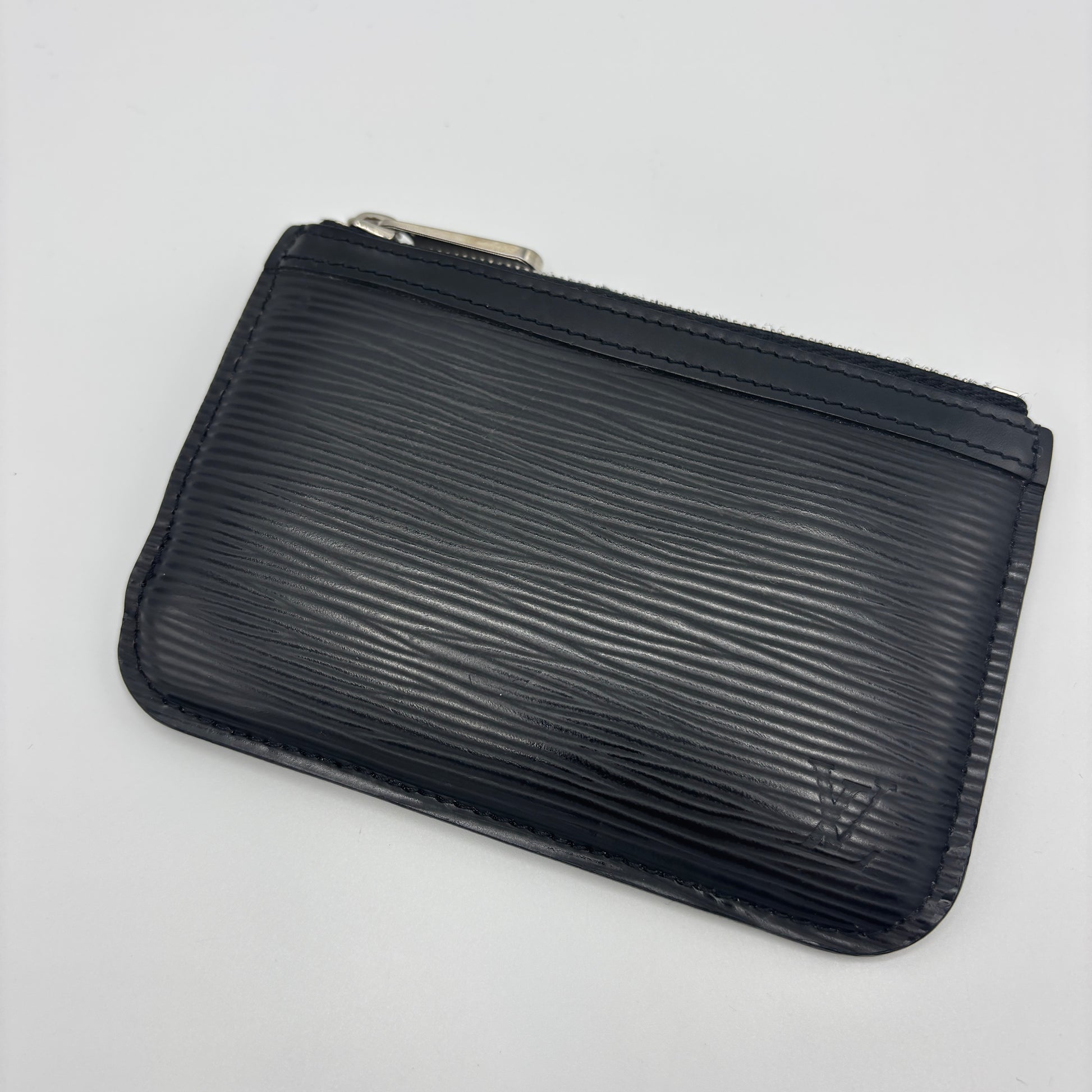 Epi Leather Coin Pouch Zipper