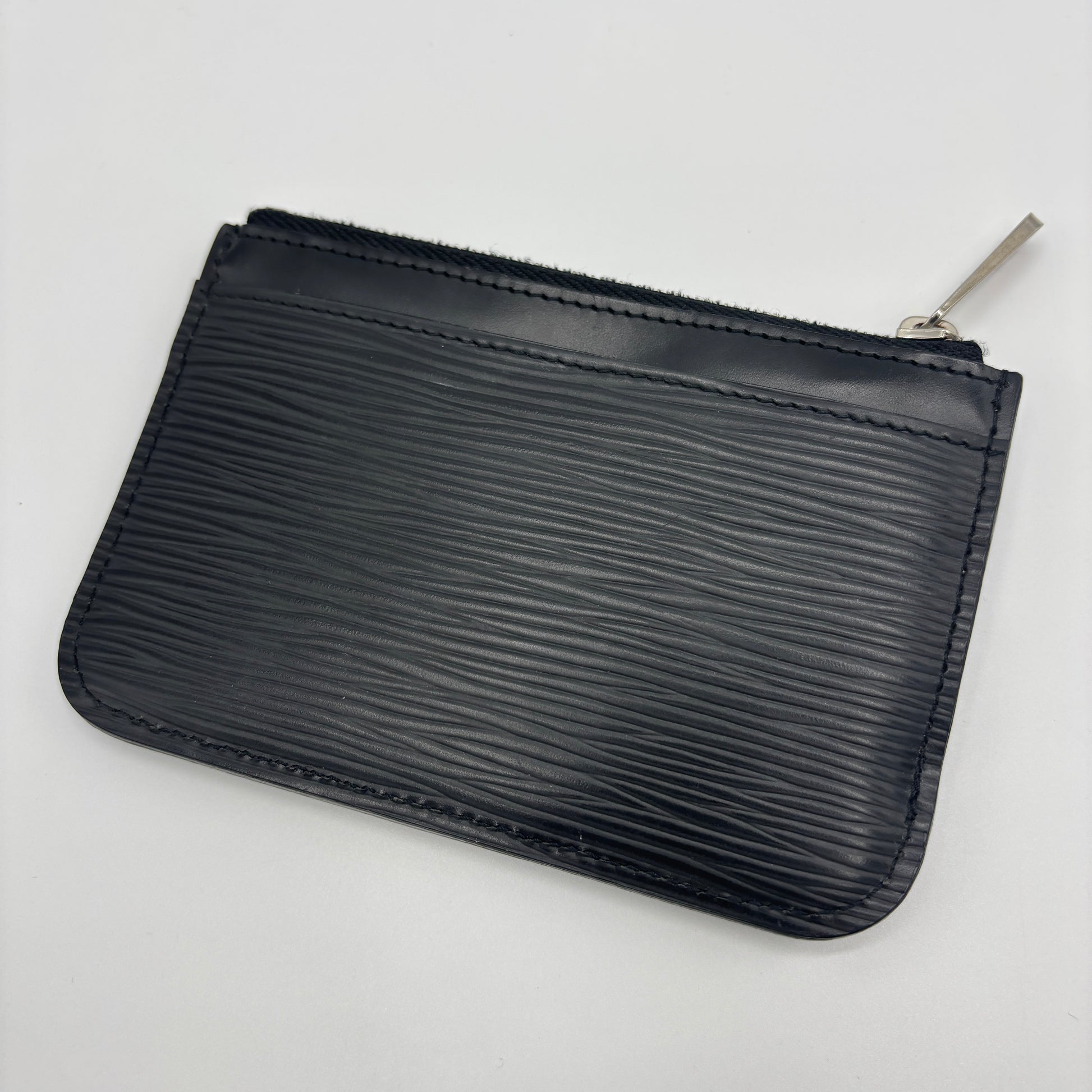 Epi Leather Coin Pouch Zipper