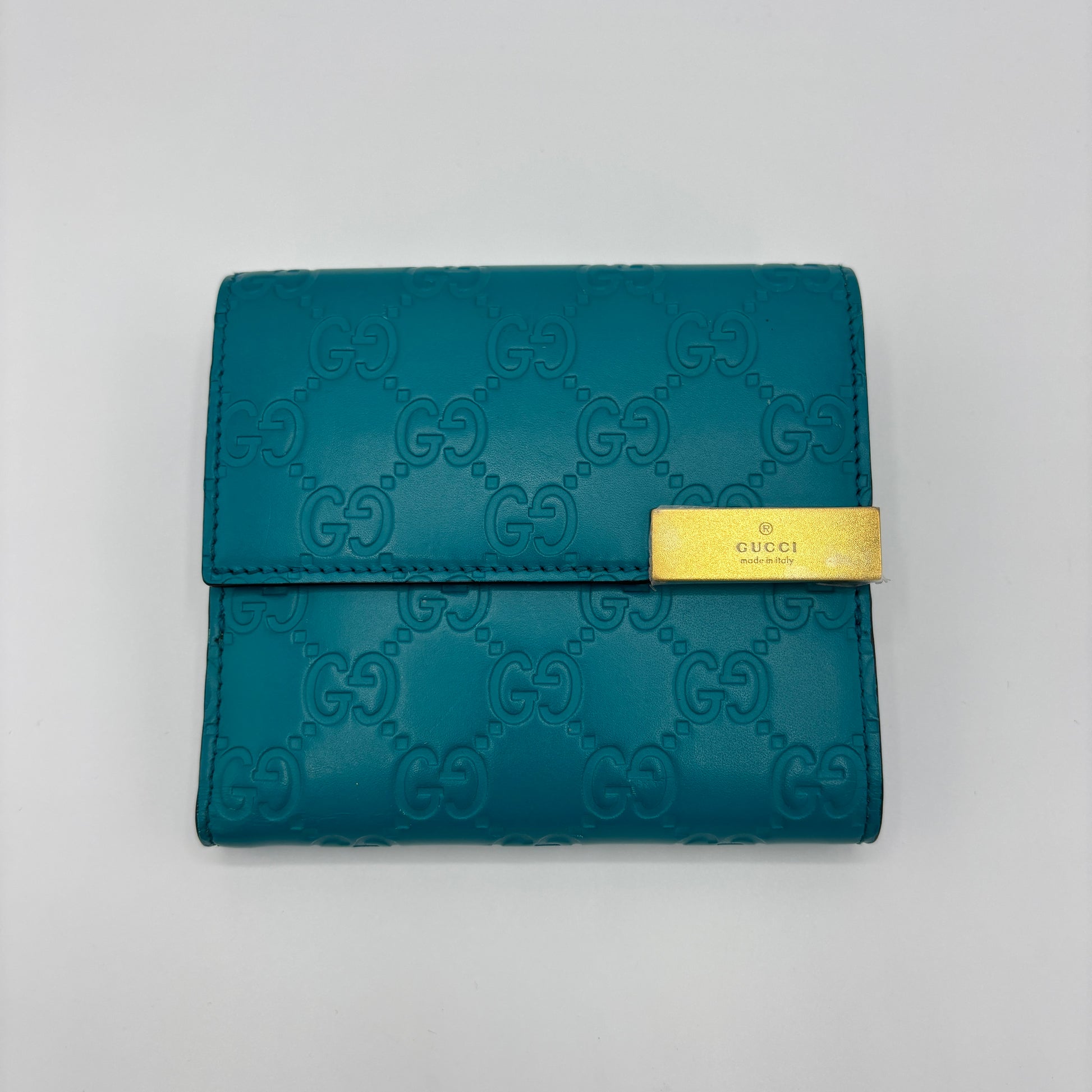 Microguccissima Pattern Compact Wallet