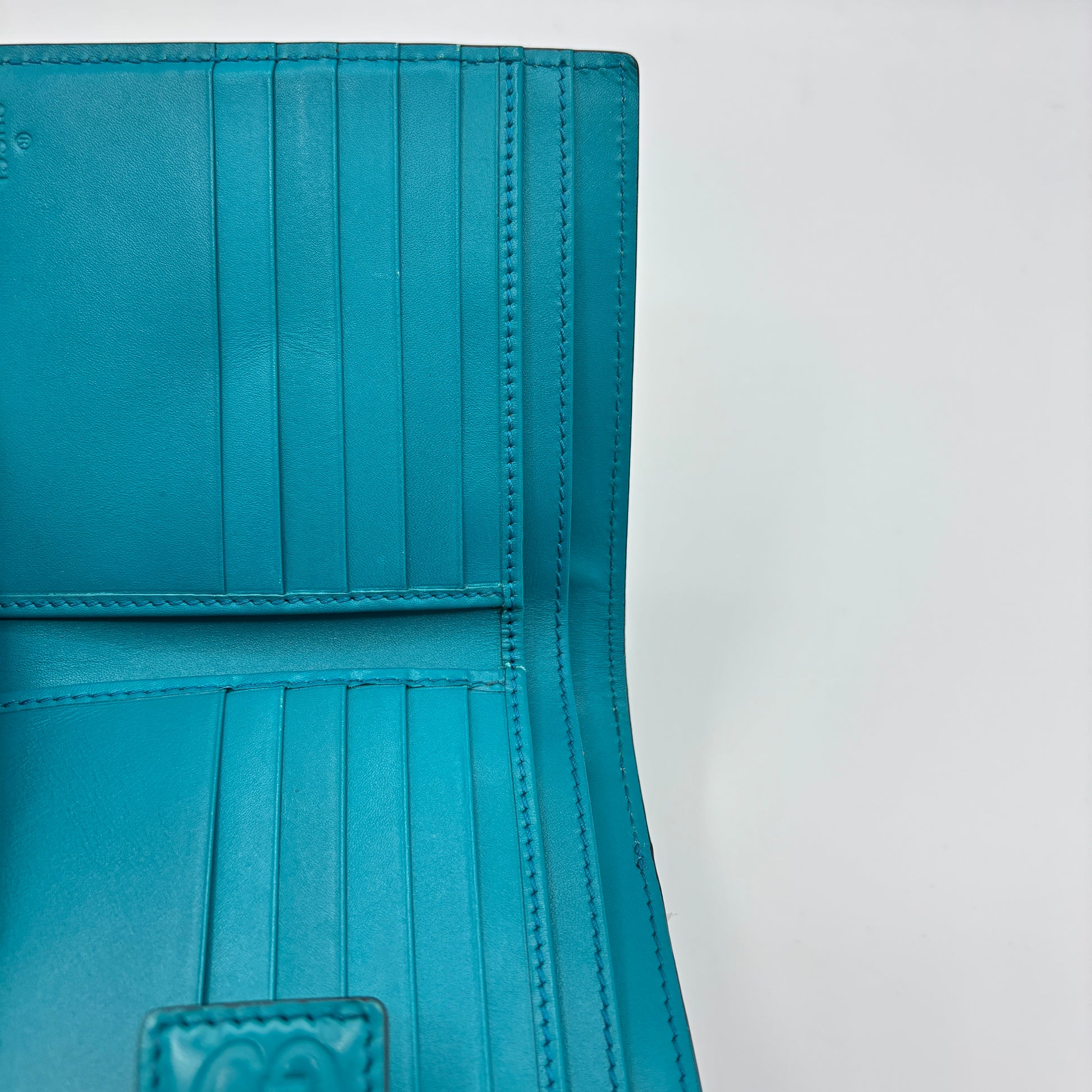 Microguccissima Pattern Compact Wallet