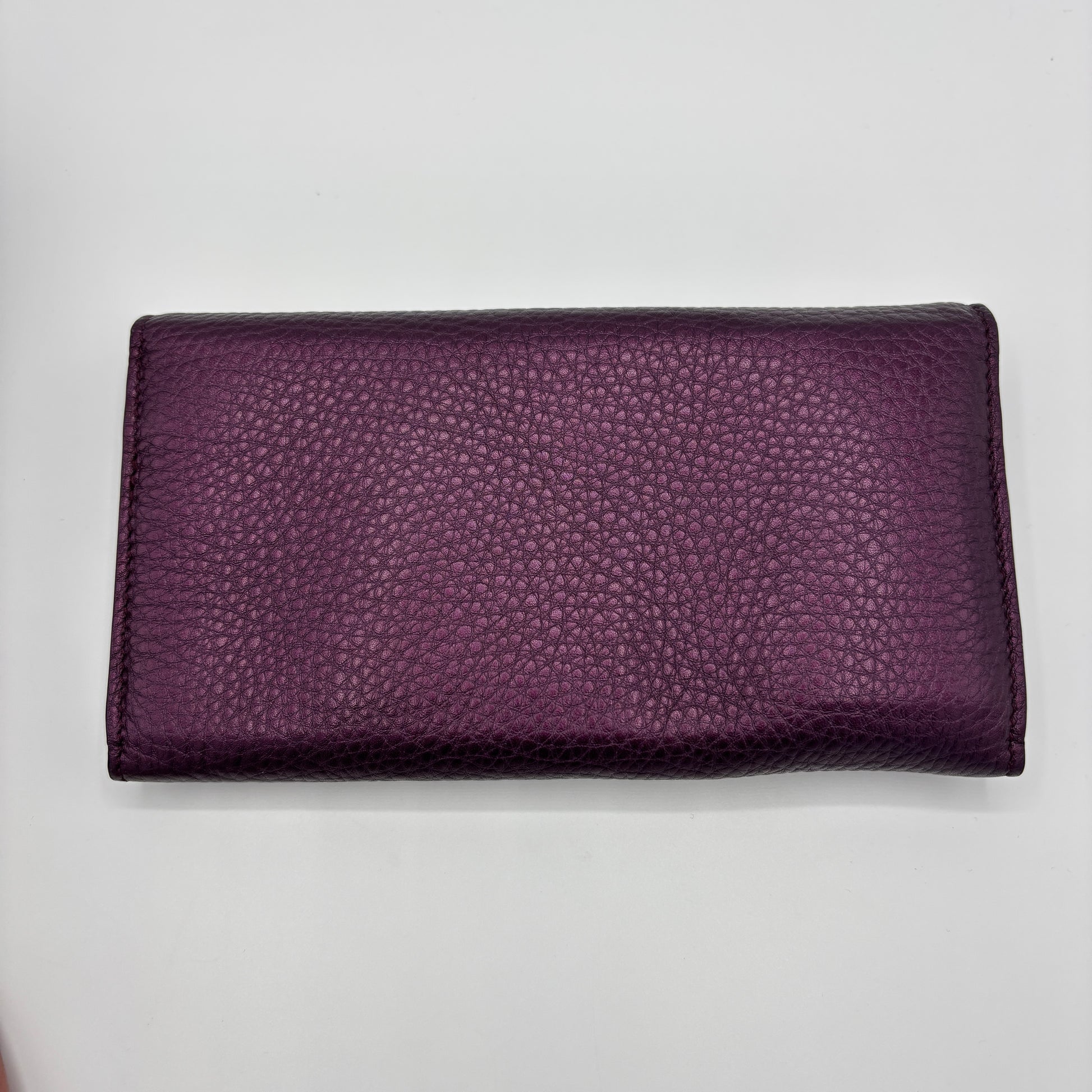 Bamboo Flap Wallet Leather
