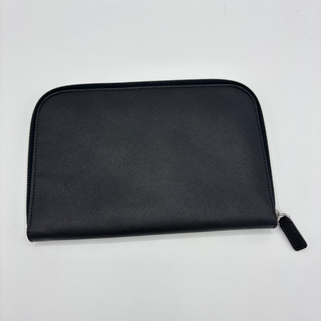 Saffiano Leather Passport Pouch
