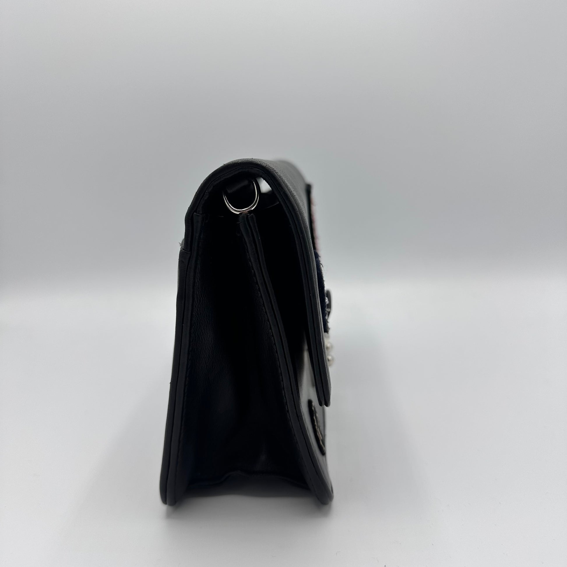 Miss Dior Promenade Heart Badges Leather Noir