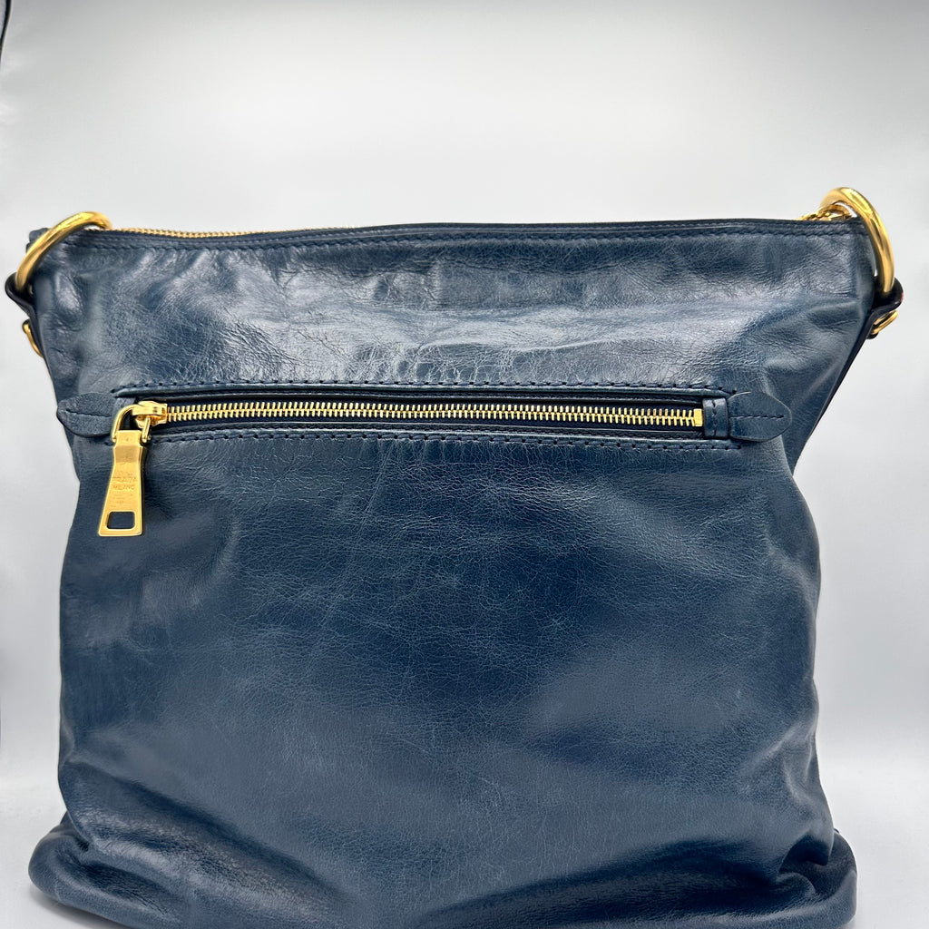 Vitello Shine Hobo Denim