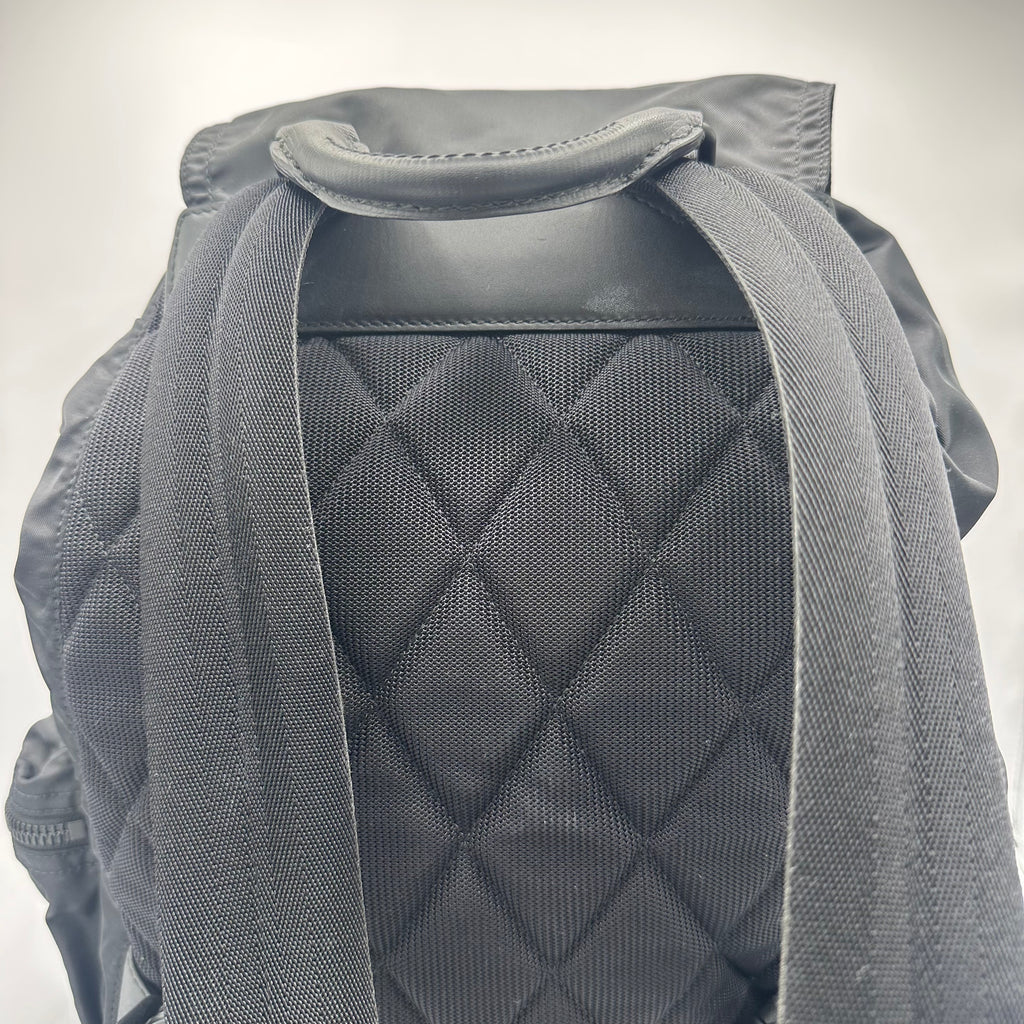 Burberry Nylon Patches Medium Rucksack Black