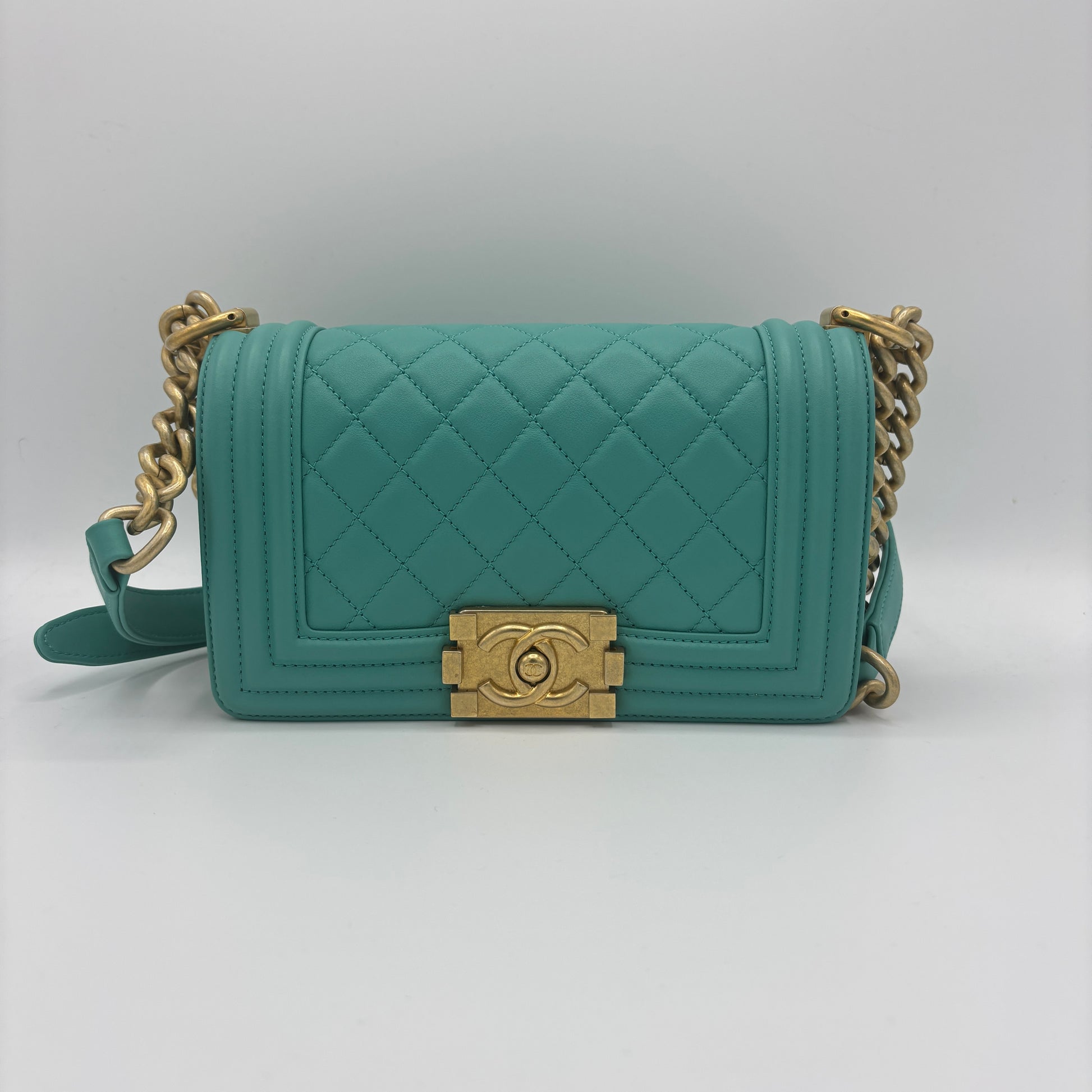 Boy Flap Bag Quilted Lambskin Small