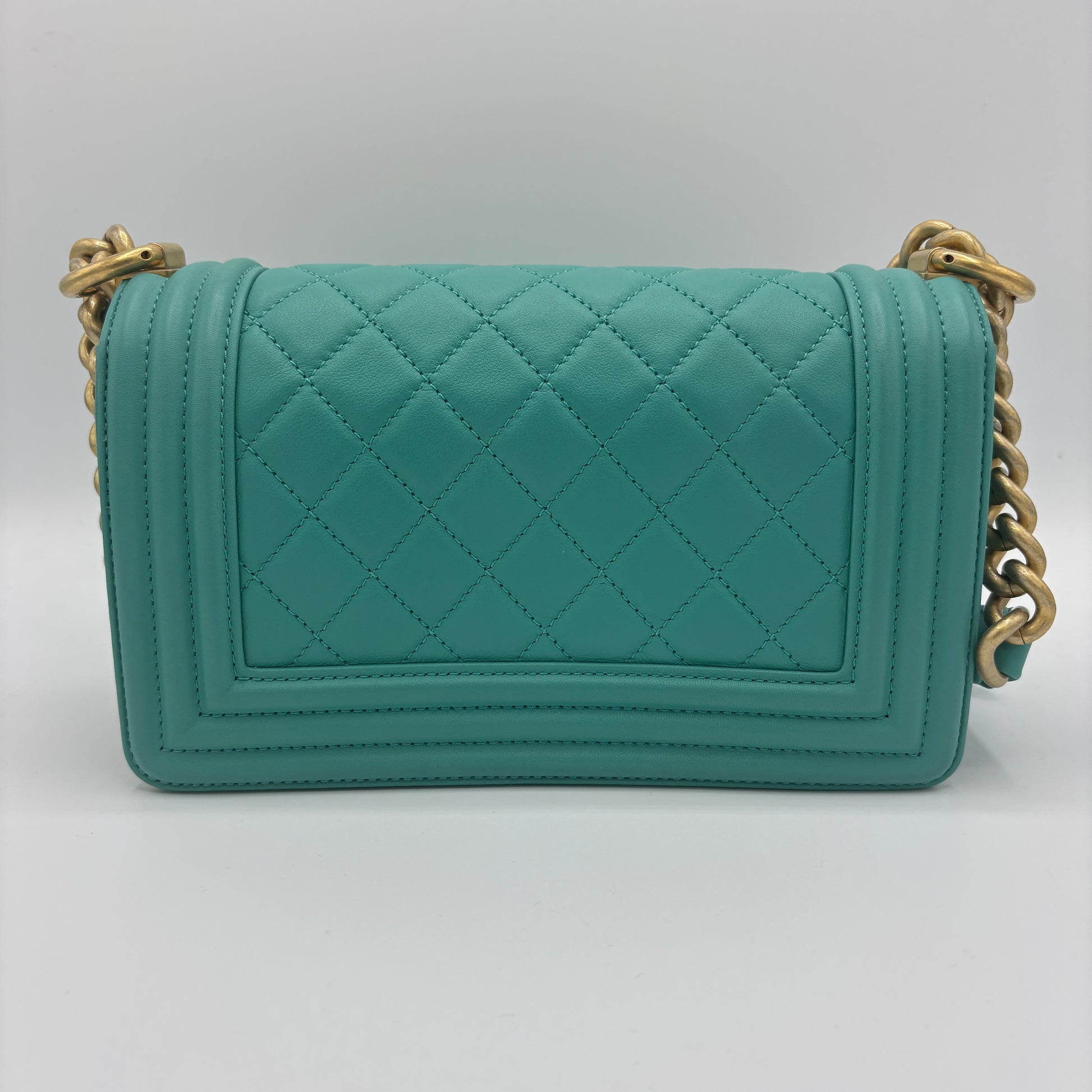 Boy Flap Bag Quilted Lambskin Small