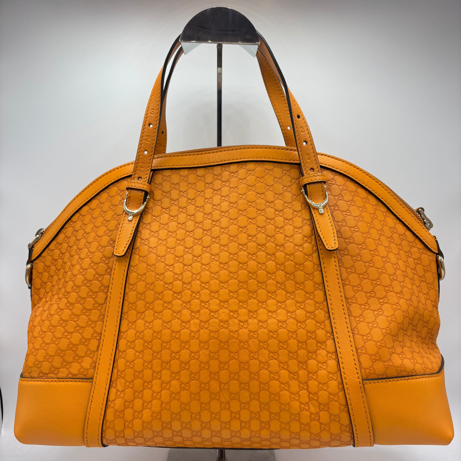 Nice Top Handle Bag Microguccissima Leather Medium