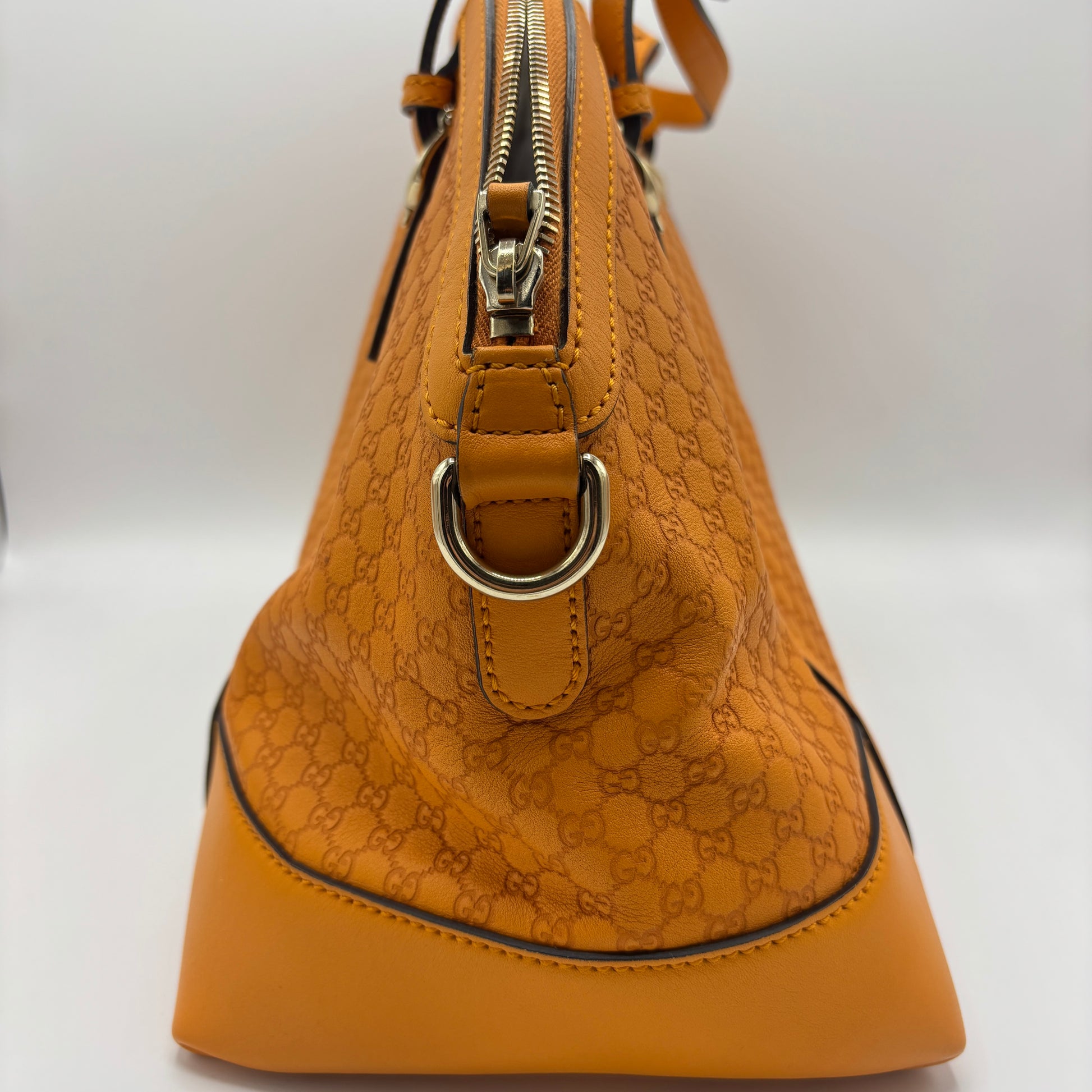 Nice Top Handle Bag Microguccissima Leather Medium