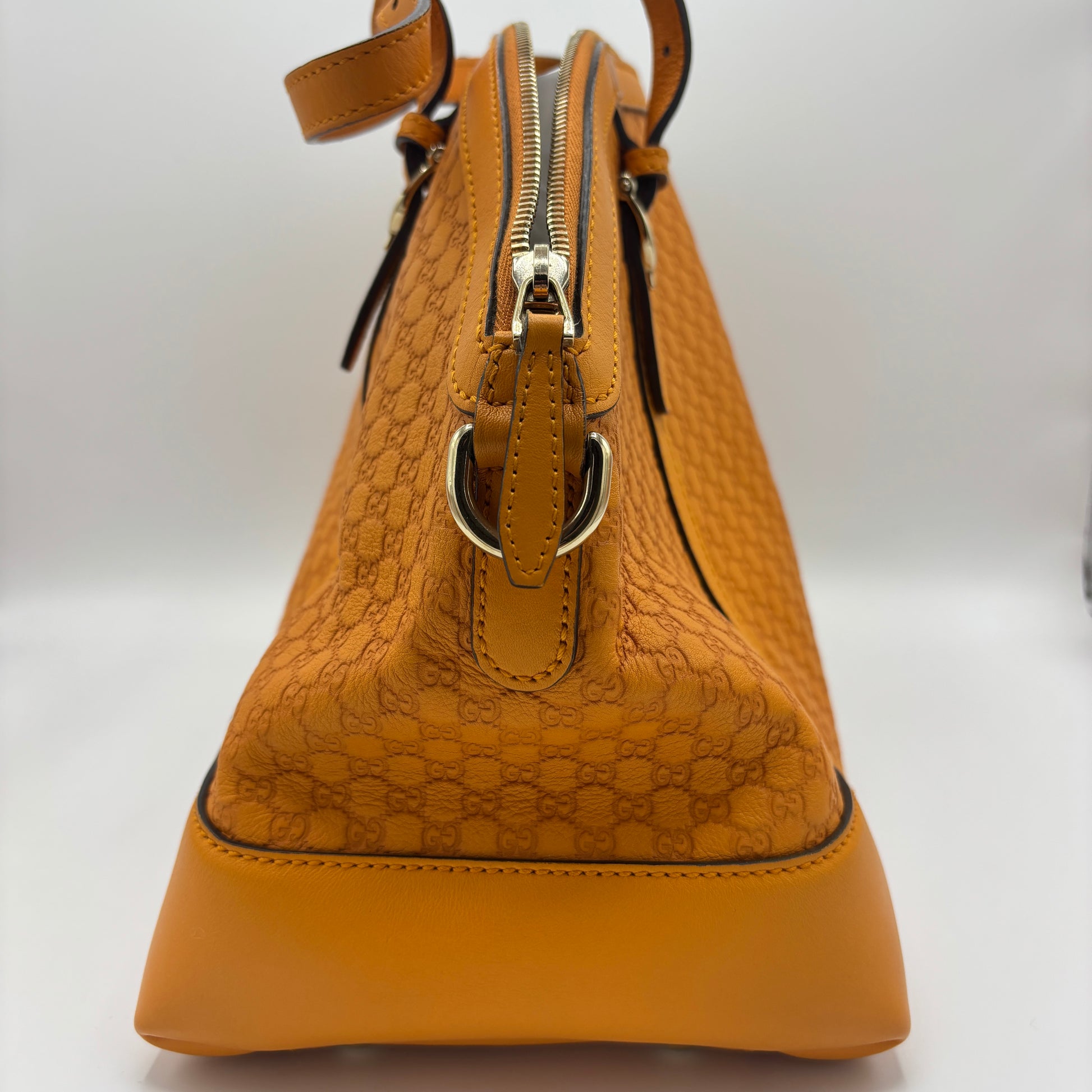 Nice Top Handle Bag Microguccissima Leather Medium