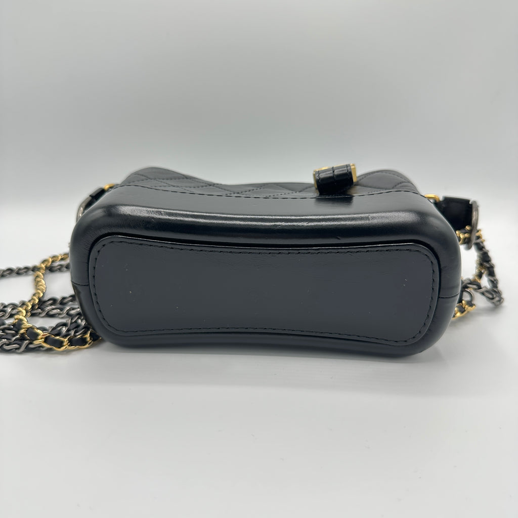 Gabrielle Hobo Quilted Aged Calfskin Small