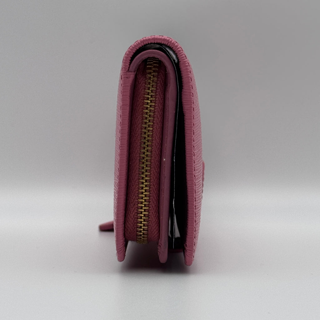 Vitello Move Compact Wallet Geranio NJ
