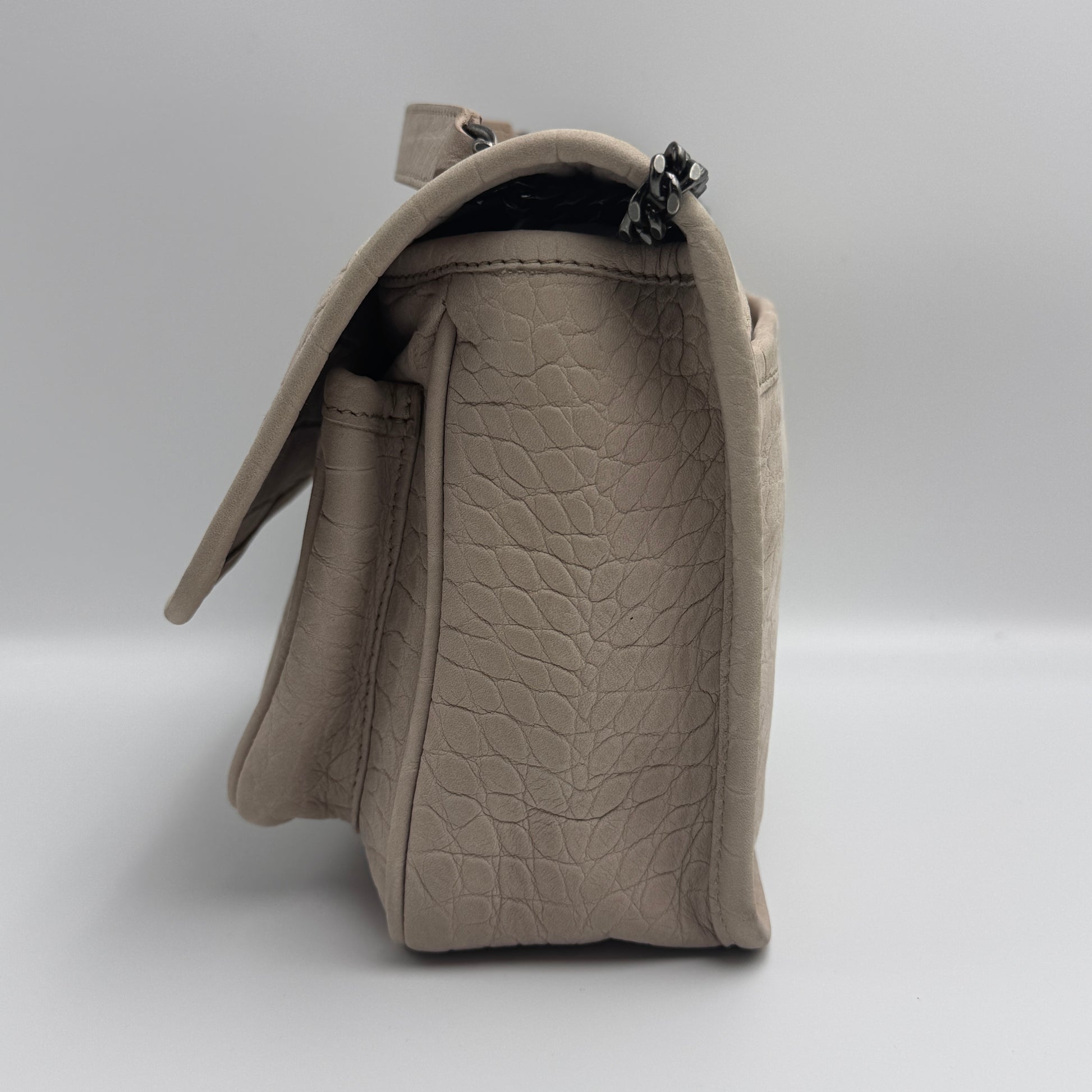 Niki Baby in Light Natural Suede Croc NJ
