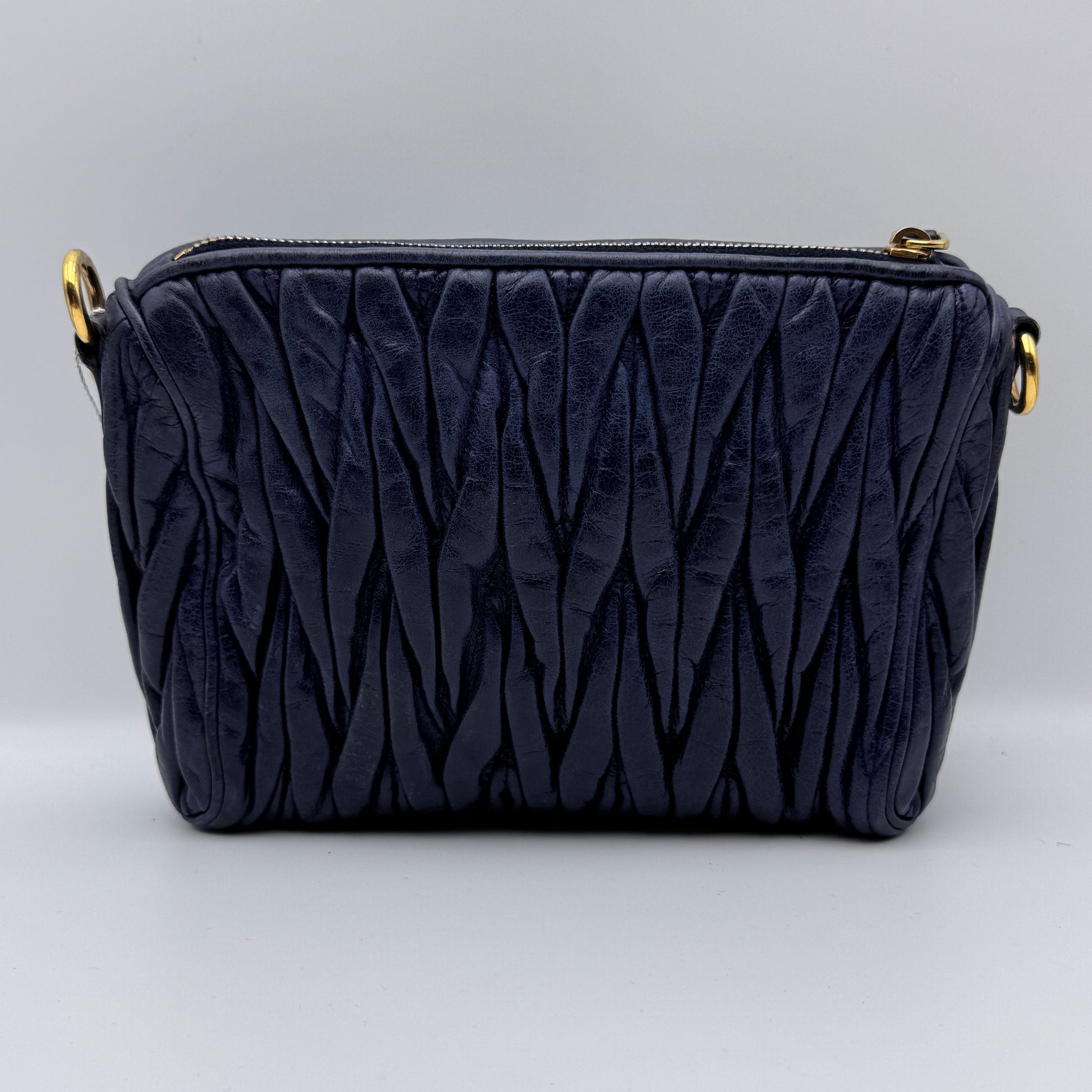 Nappa Matelasse Shoulder Bag Bleuette NJ