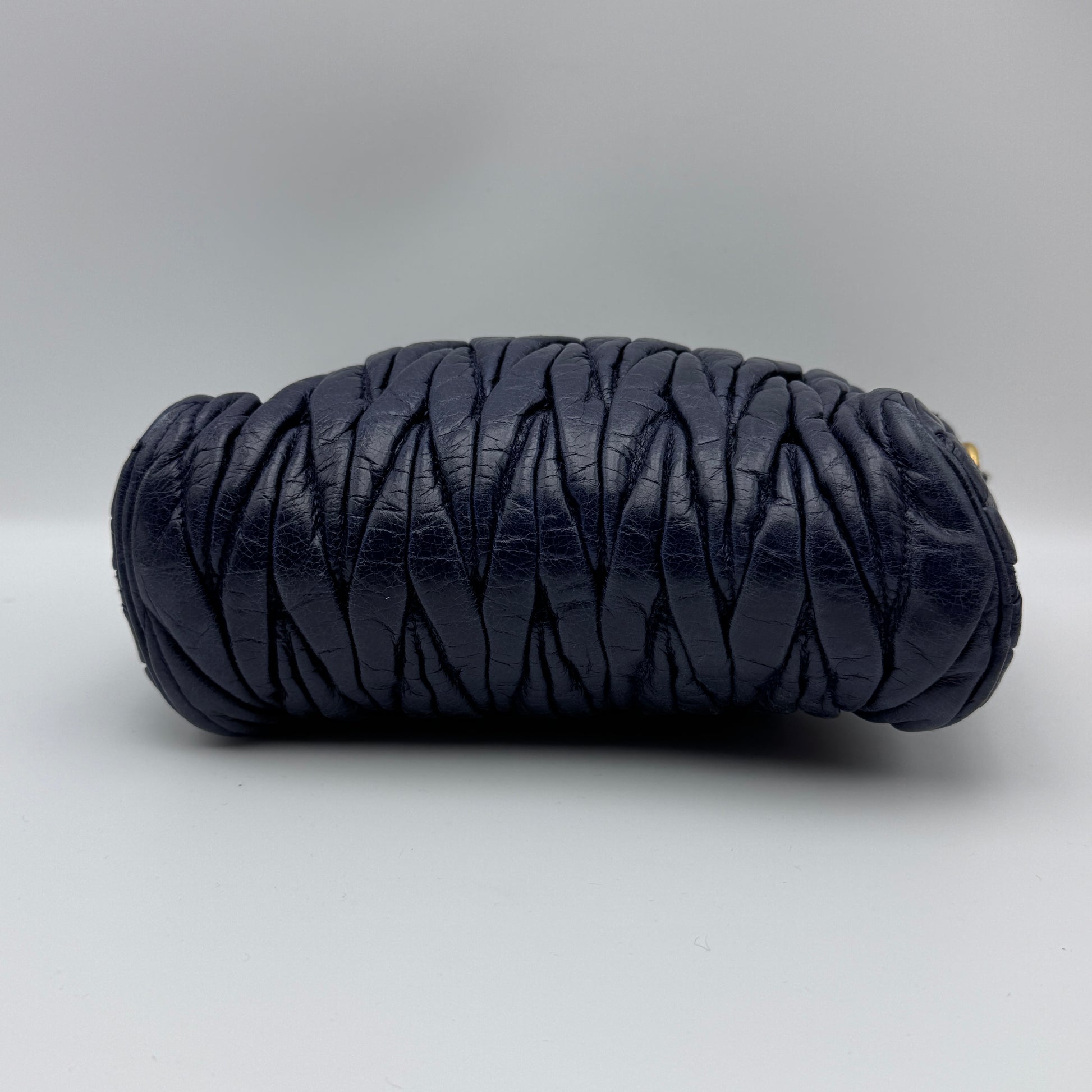 Nappa Matelasse Shoulder Bag Bleuette NJ