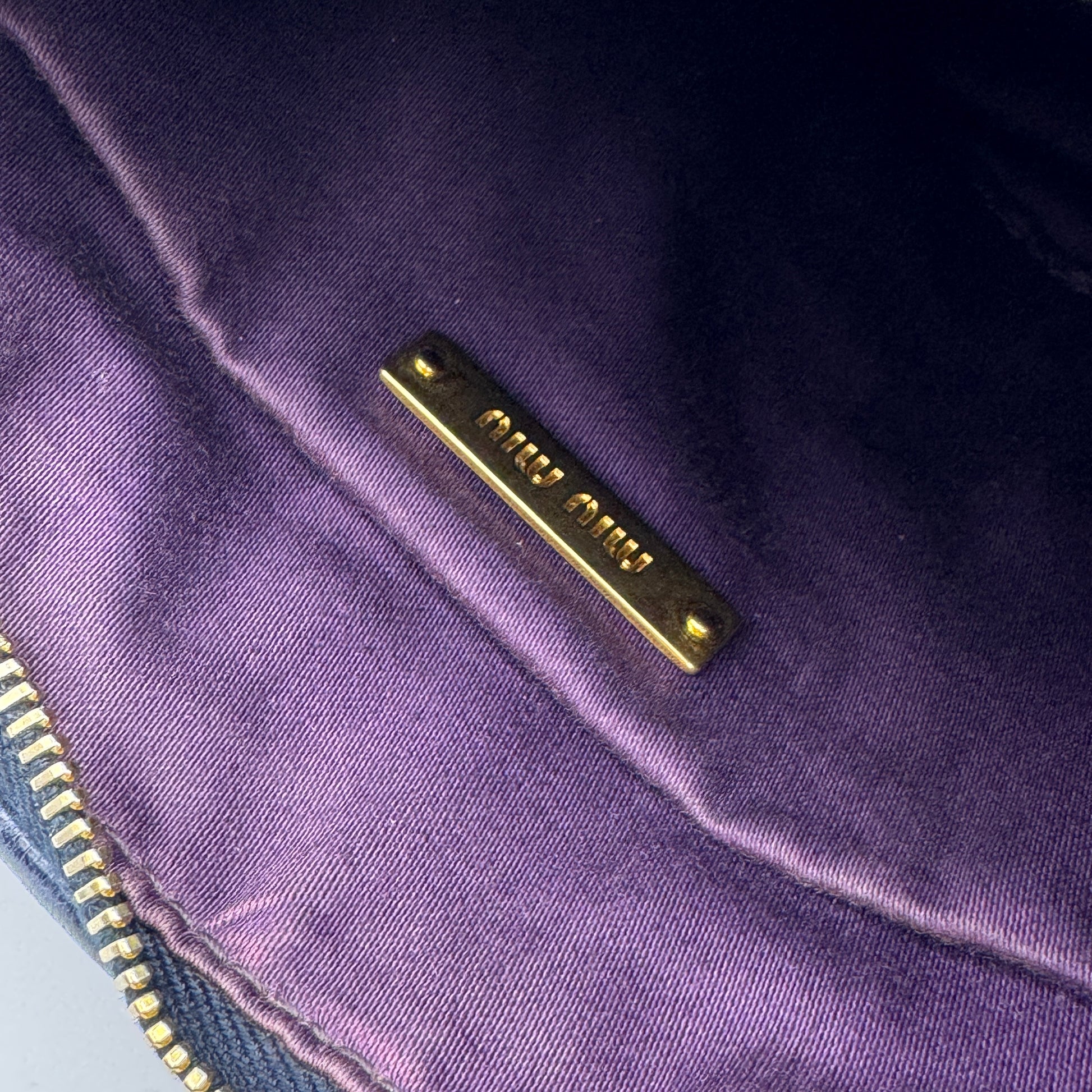Nappa Matelasse Shoulder Bag Bleuette NJ