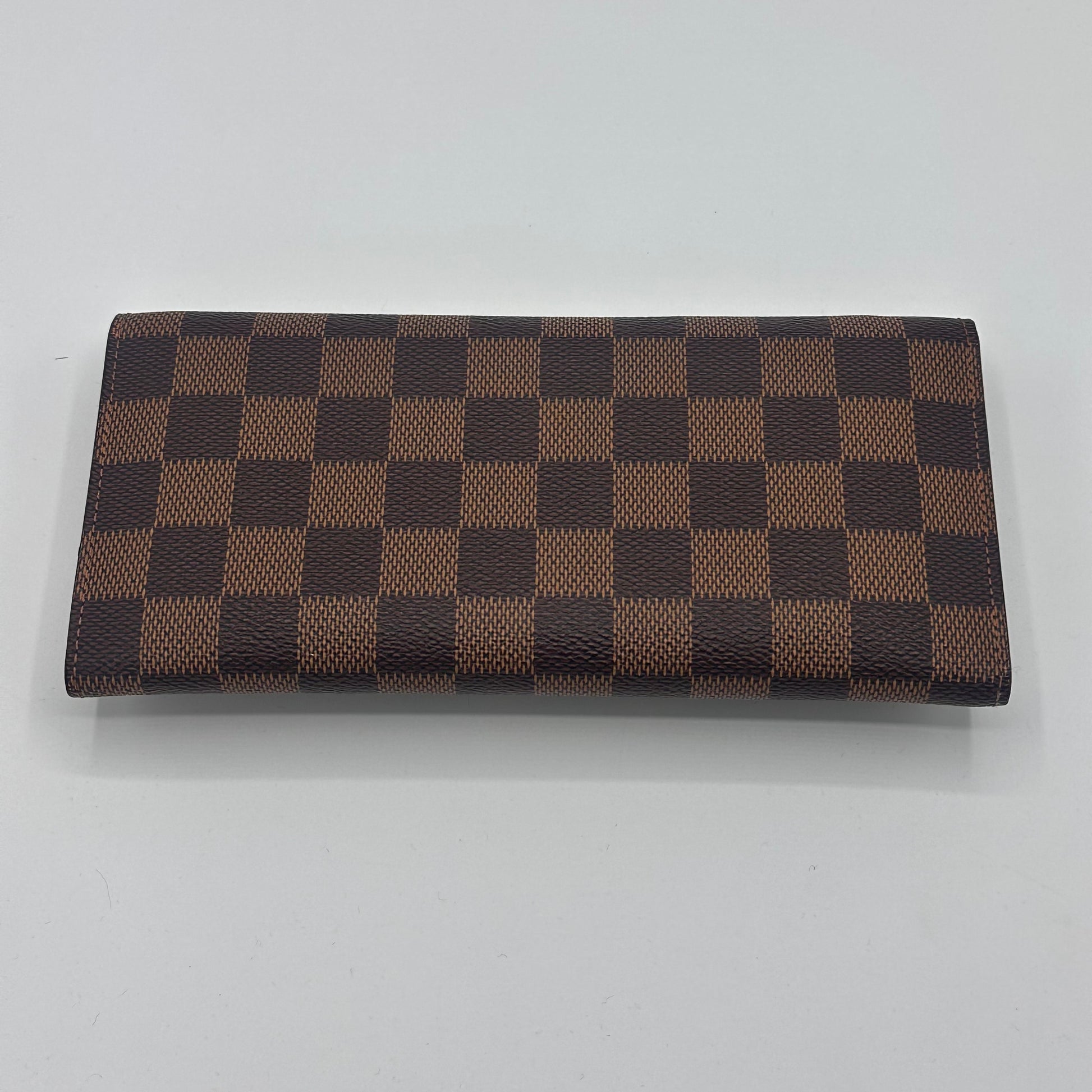 Damier Ebene Pattern Coated Canvas Modulable Compact Wallet