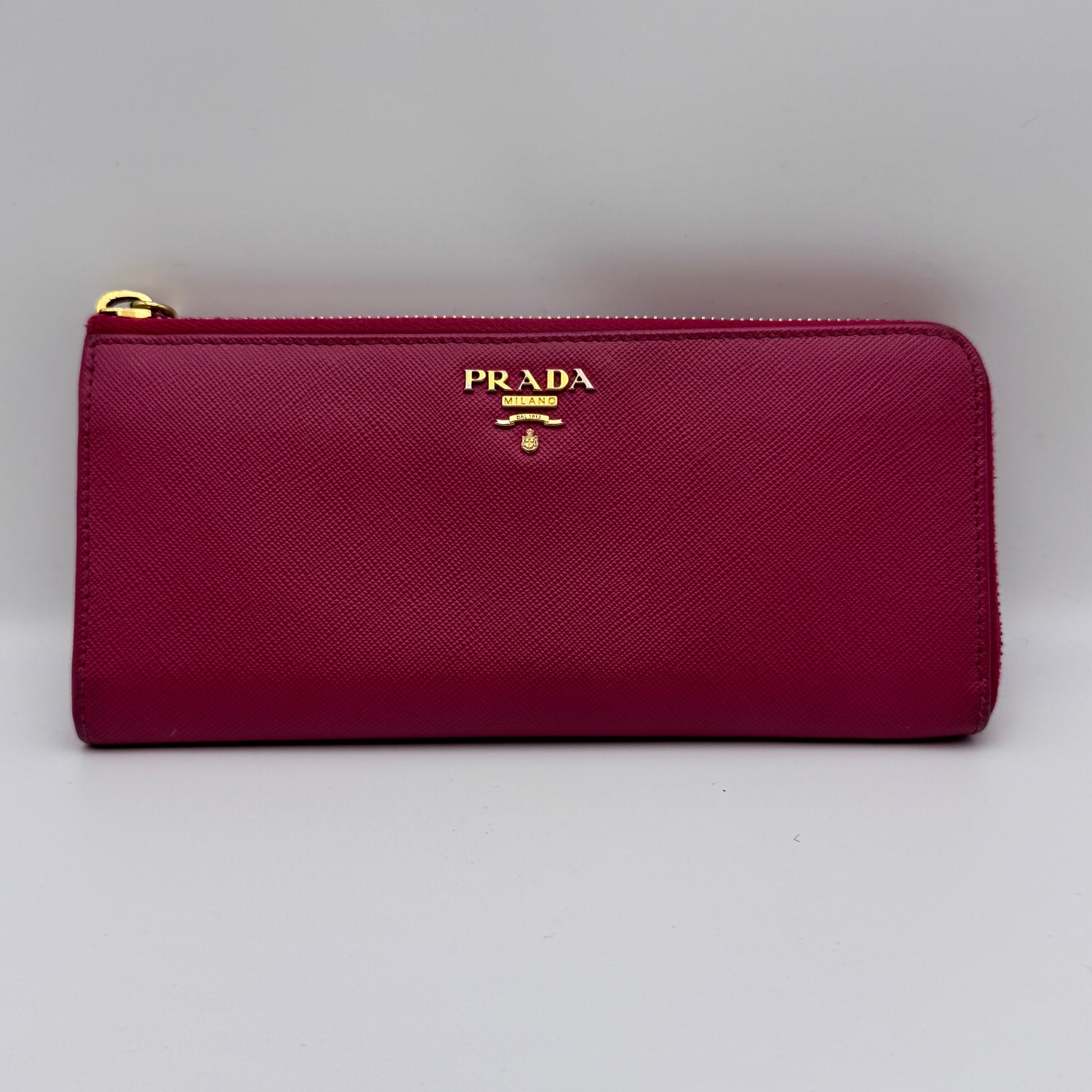 Saffiano Metal Leather Continental Wallet NJ