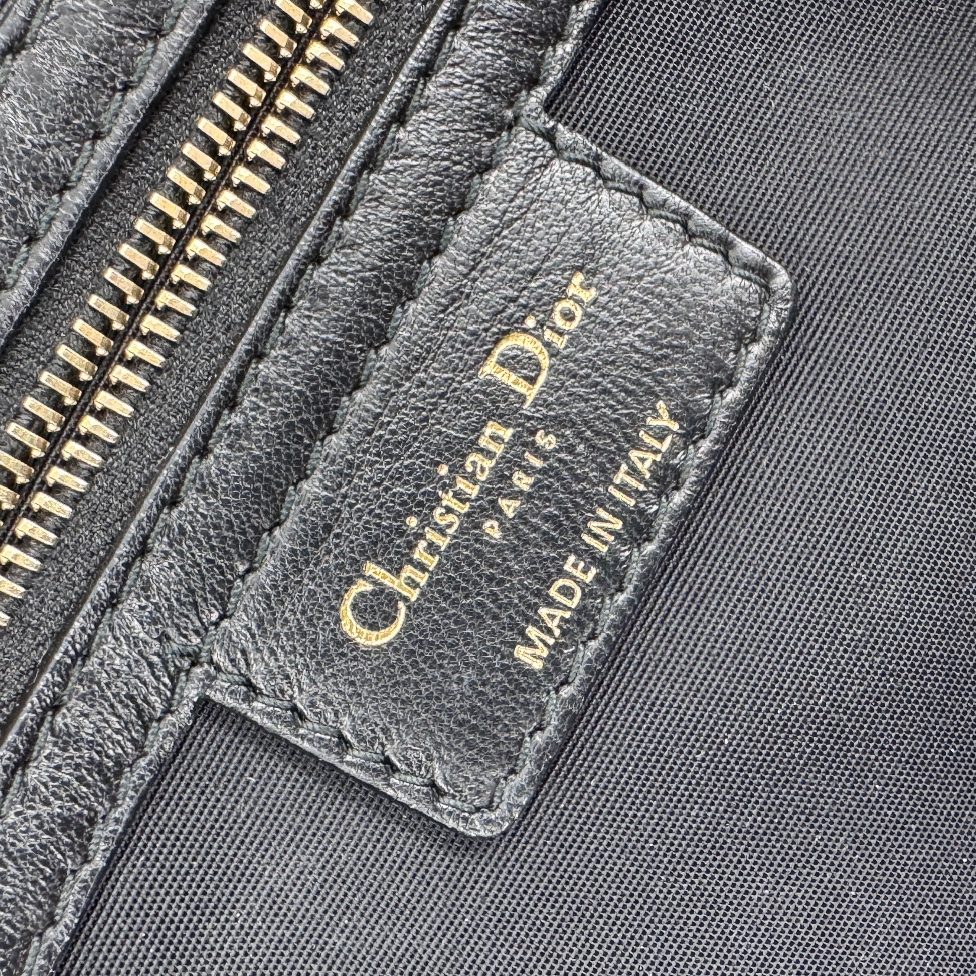 Black Cannage Leather Handbag NJ
