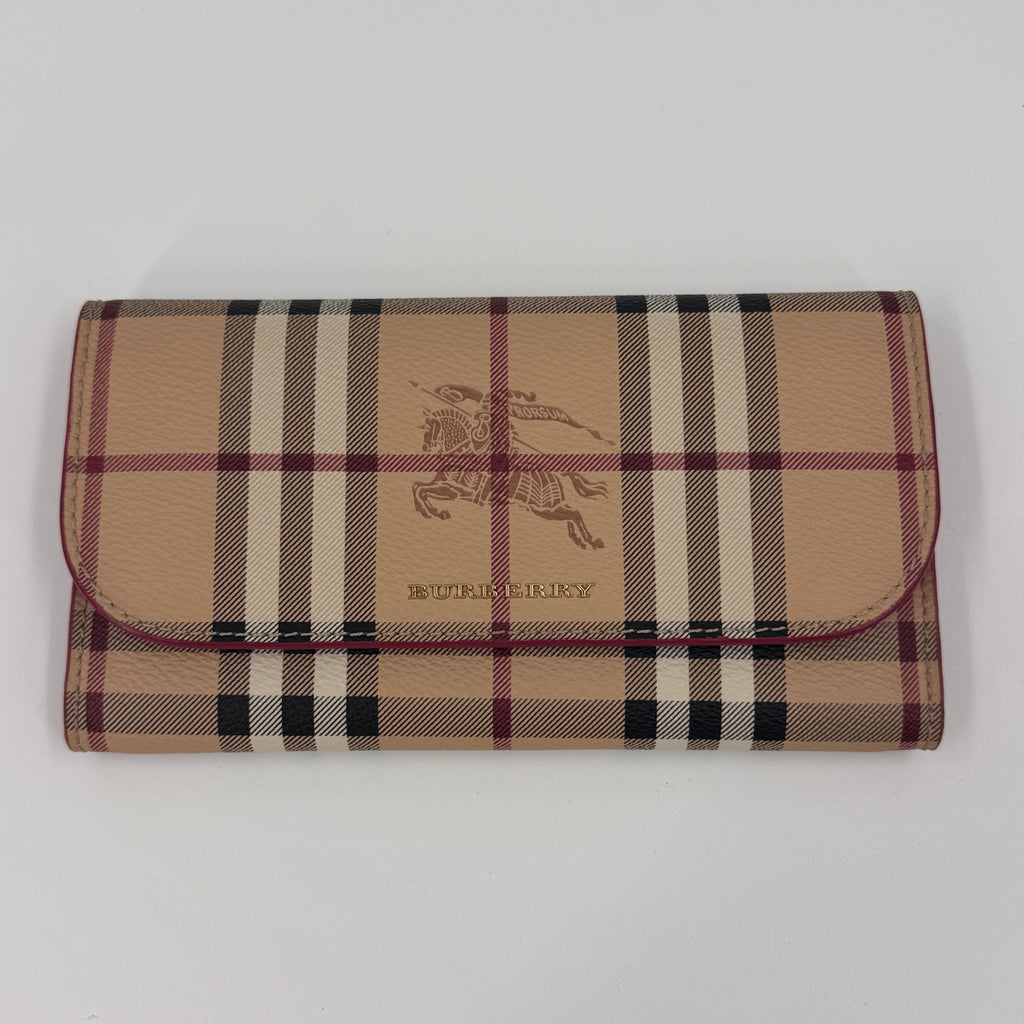 Nova Check Pattern Continental Wallet NJ