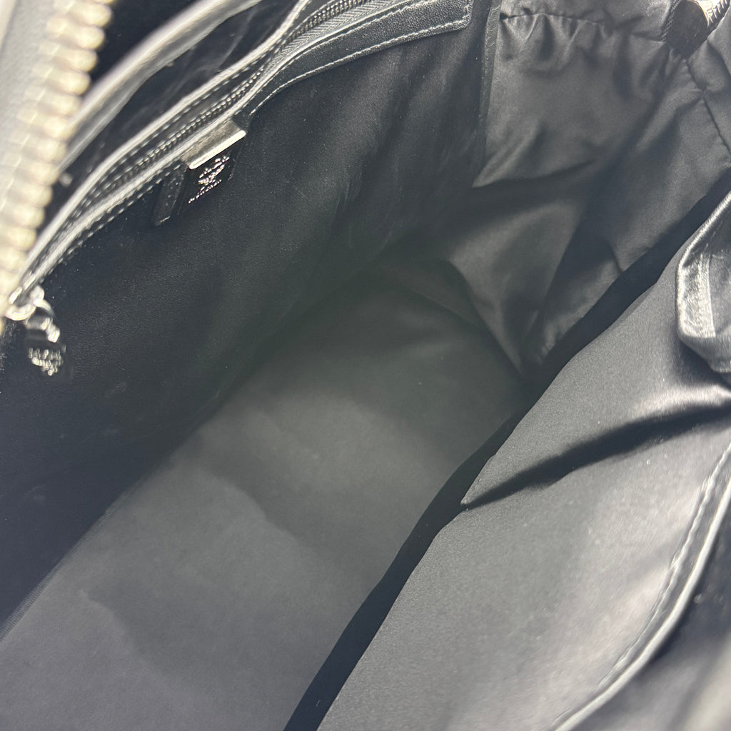 Calfskin Medium Studded Backpack Black NJ