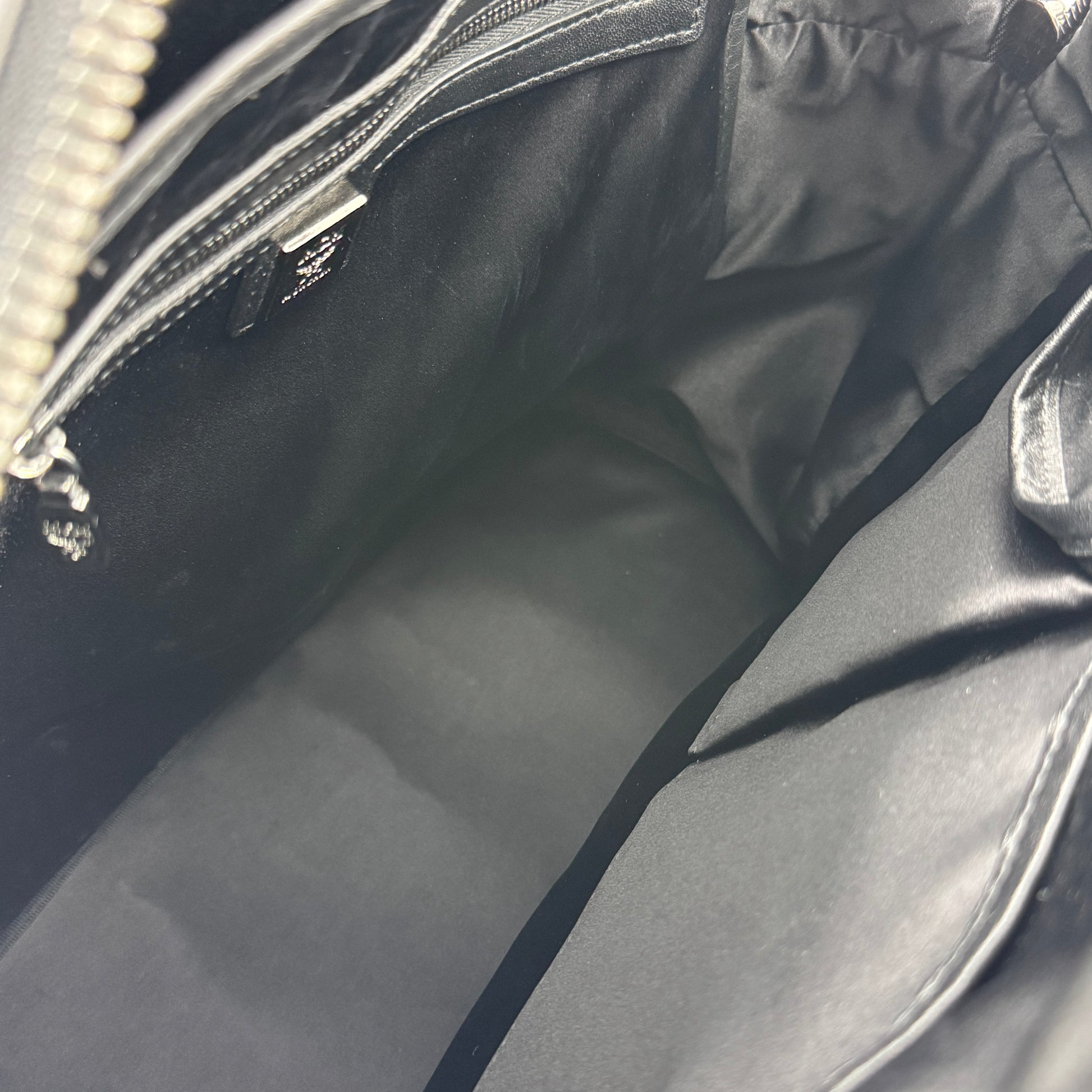 Calfskin Medium Studded Backpack Black NJ