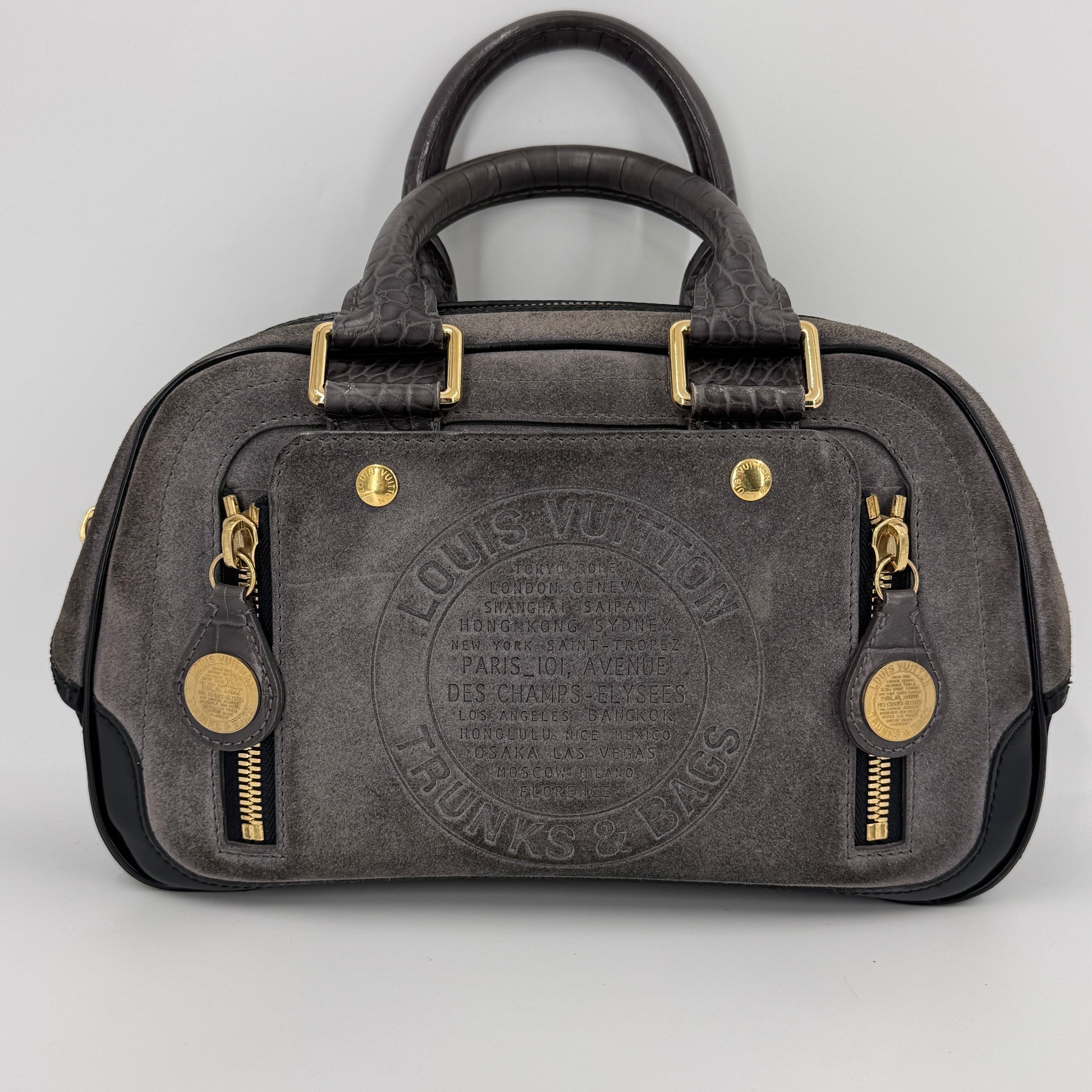Vintage Havane Stamped Trunk Bowler NJ