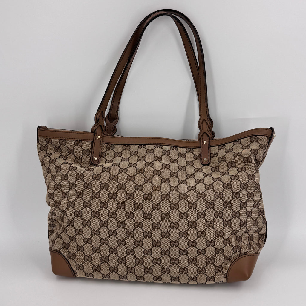 Monogram Medium Craft Tote Brown NJ