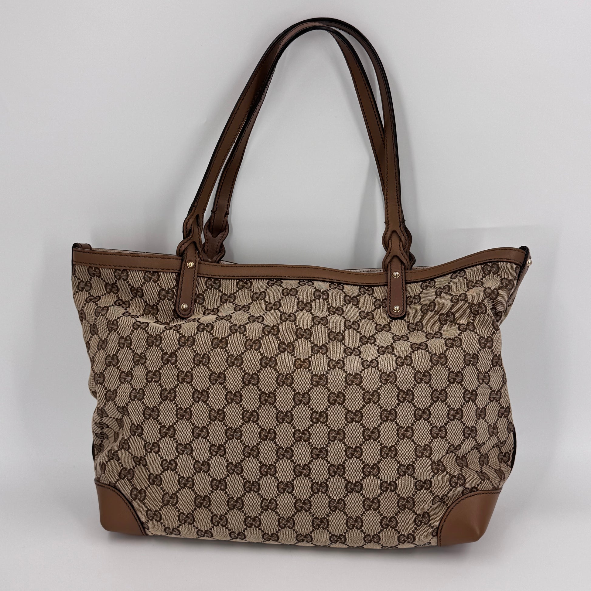 Monogram Medium Craft Tote Brown NJ