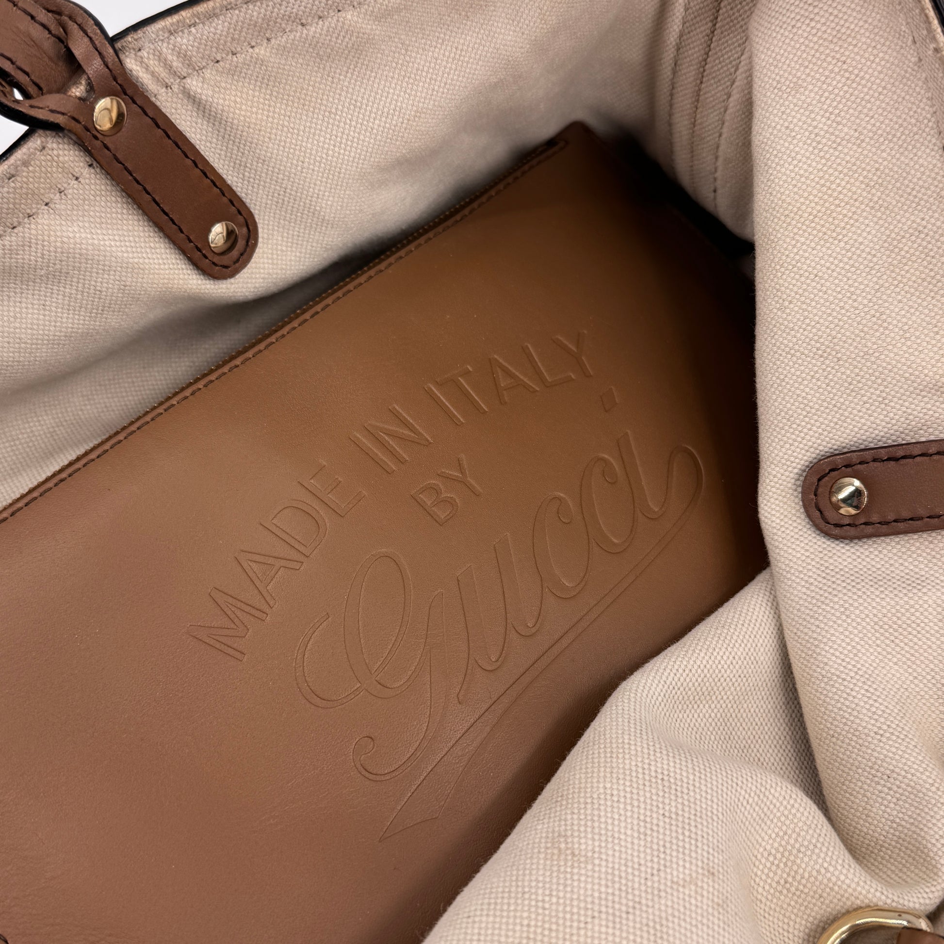 Monogram Medium Craft Tote Brown NJ