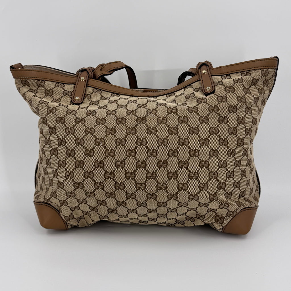 Monogram Medium Craft Tote Brown NJ
