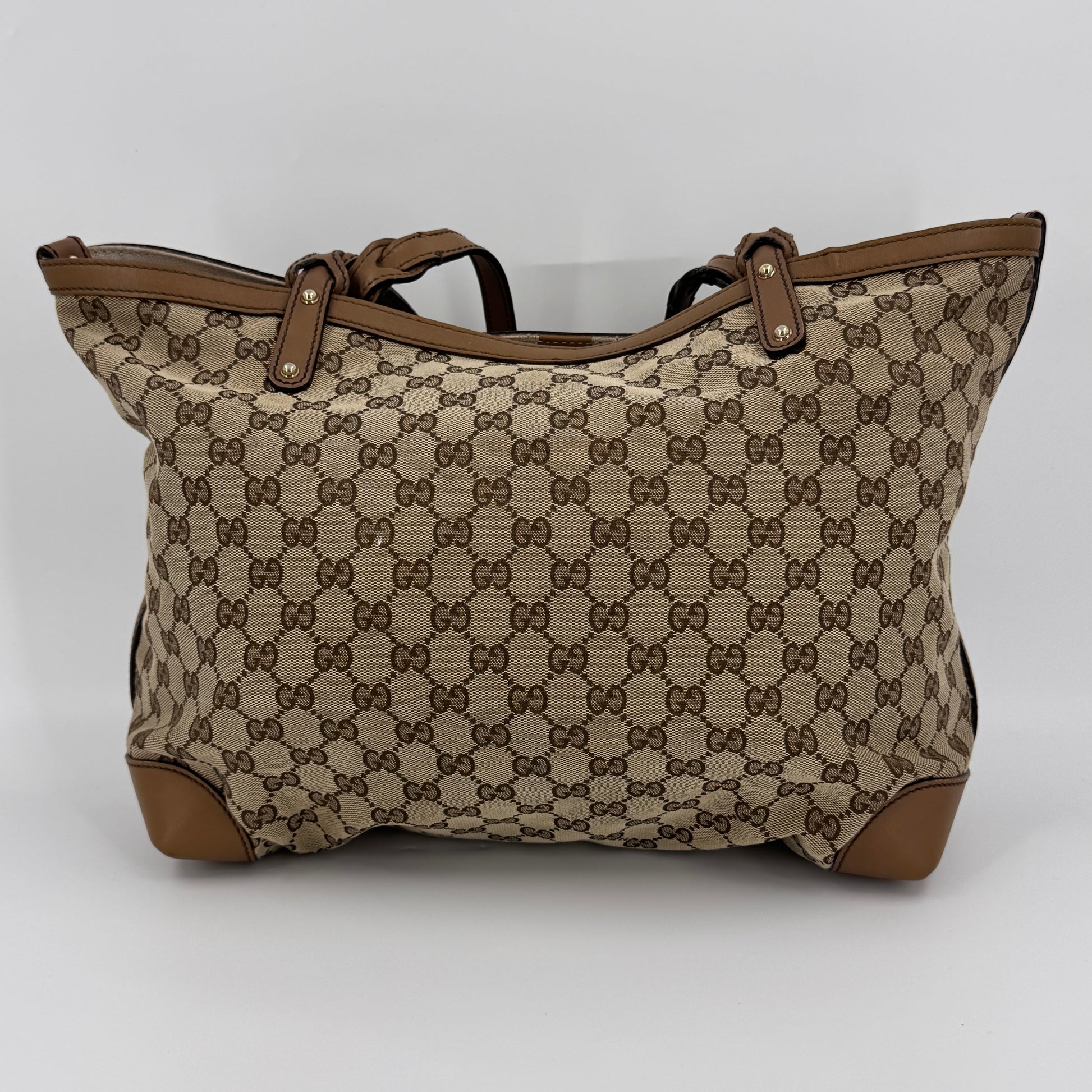 Monogram Medium Craft Tote Brown NJ