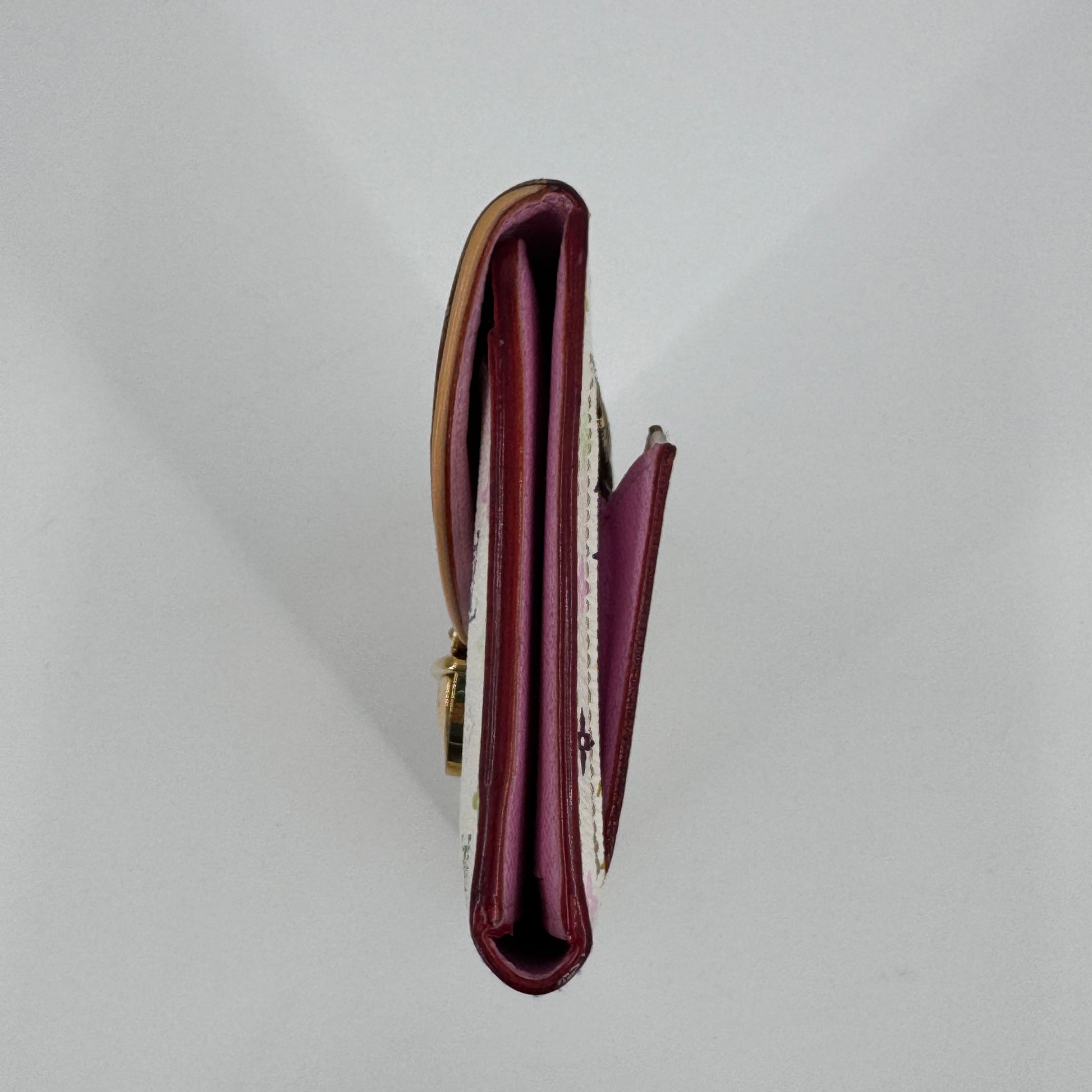 Monogram Multicolor Eugenie Wallet White Litchi NJ