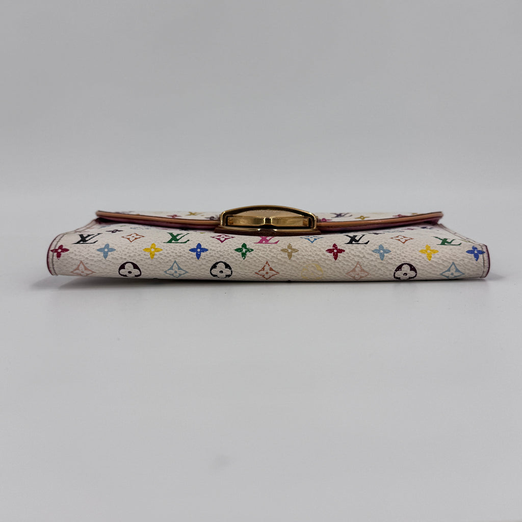 Monogram Multicolor Eugenie Wallet White Litchi NJ
