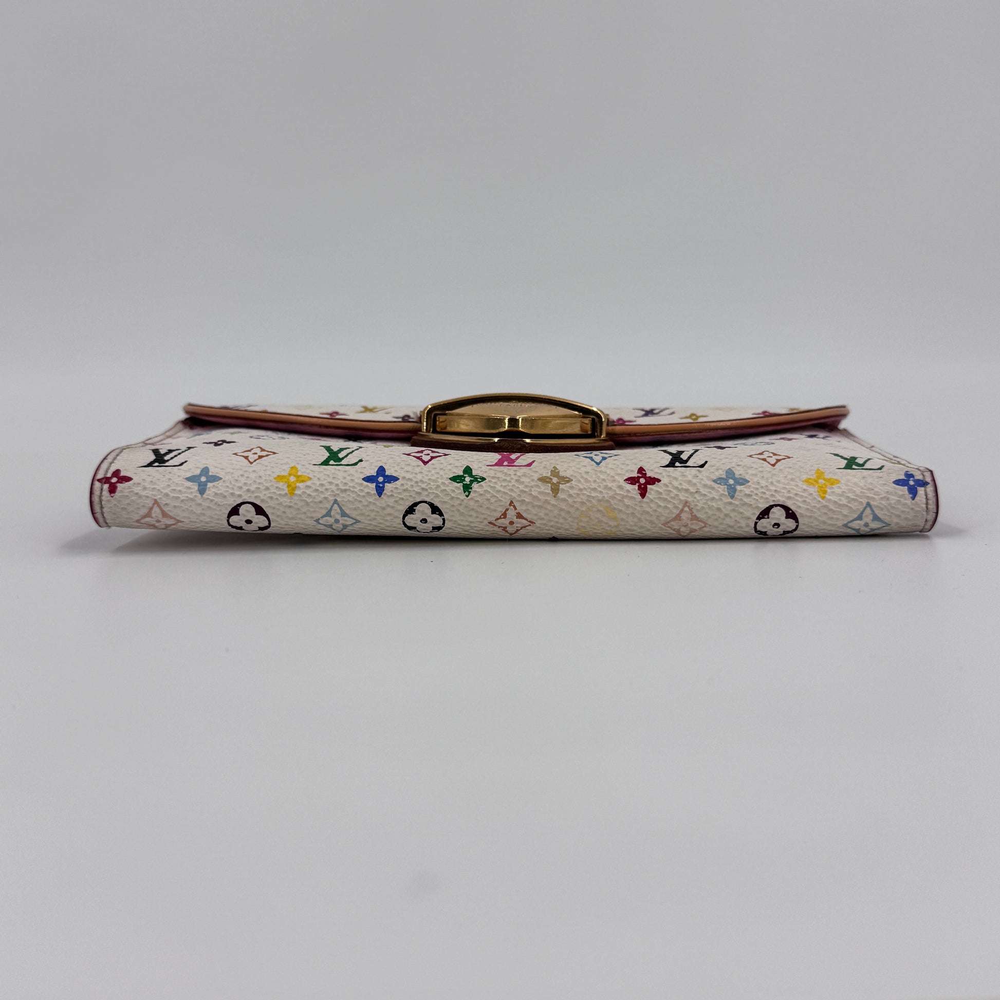 Monogram Multicolor Eugenie Wallet White Litchi NJ