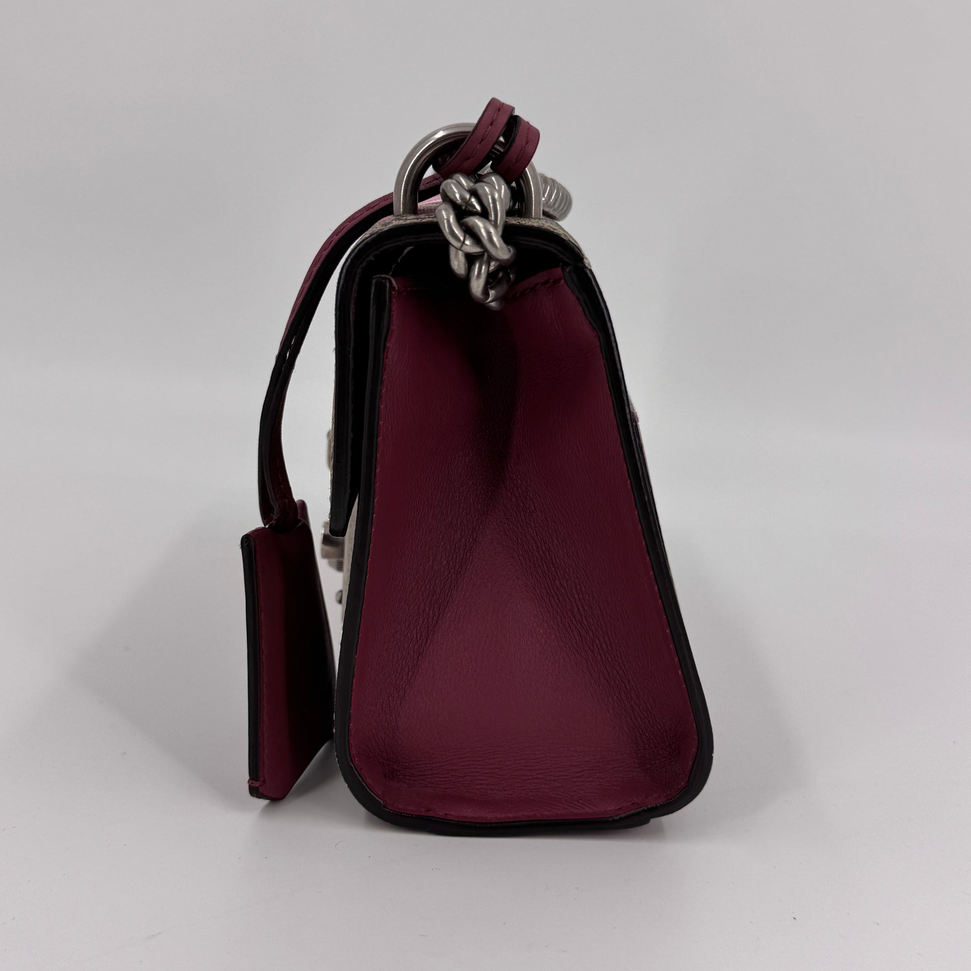 GG Supreme Blooms Small Padlock Shoulder Bag NJ