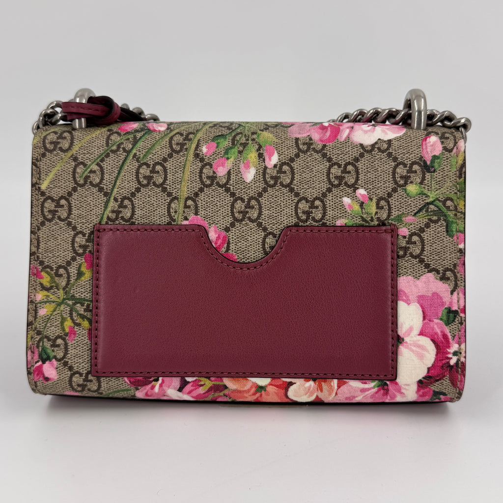 GG Supreme Blooms Small Padlock Shoulder Bag NJ